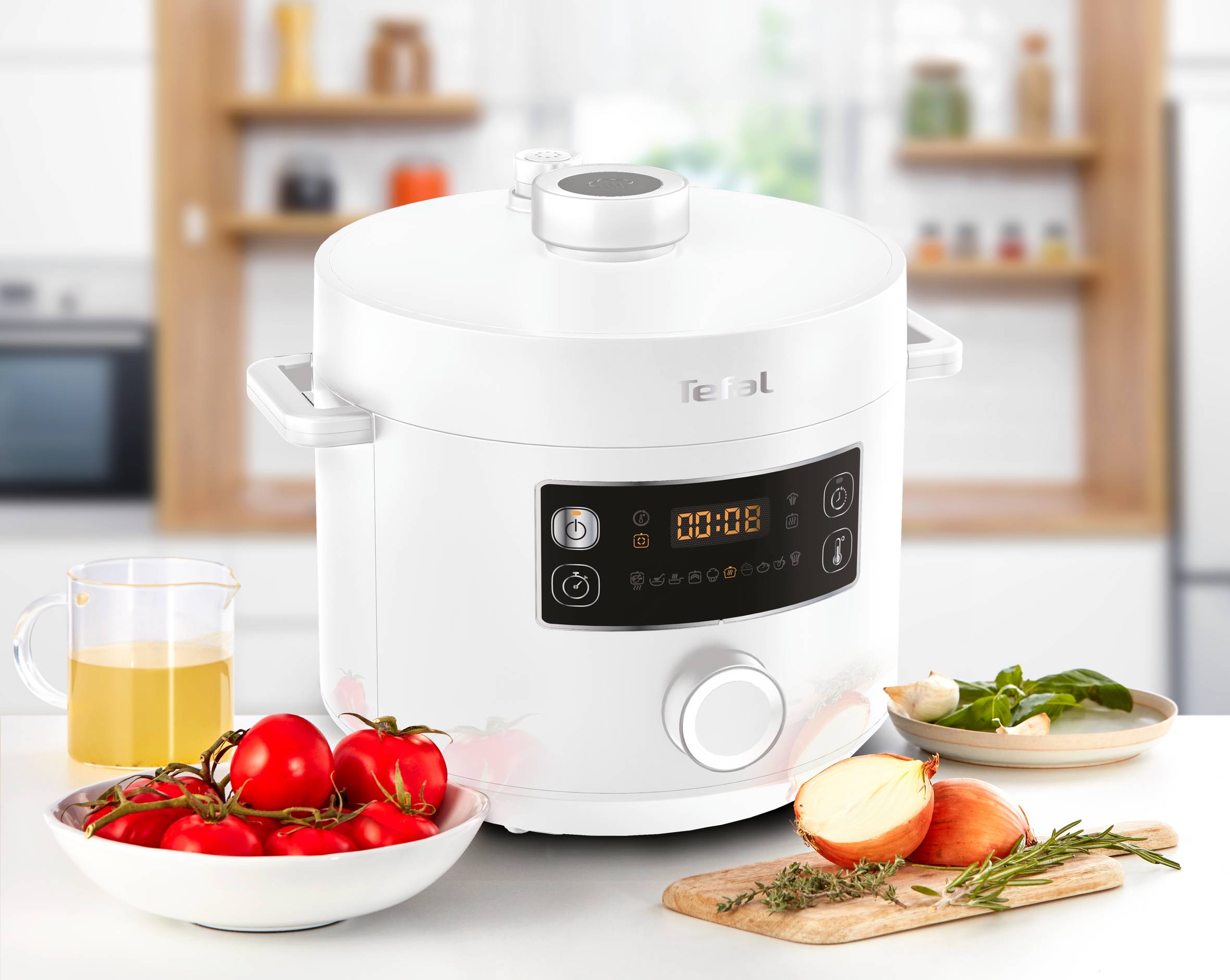 Multifunkční elektrický hrnec Tefal Turbo Cuisine CY754130 Bílý