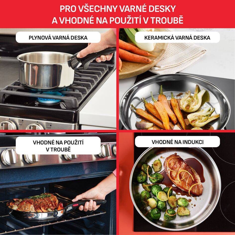 Sada nádobí Tefal Ingenio Emotion L897SJ04 20 ks