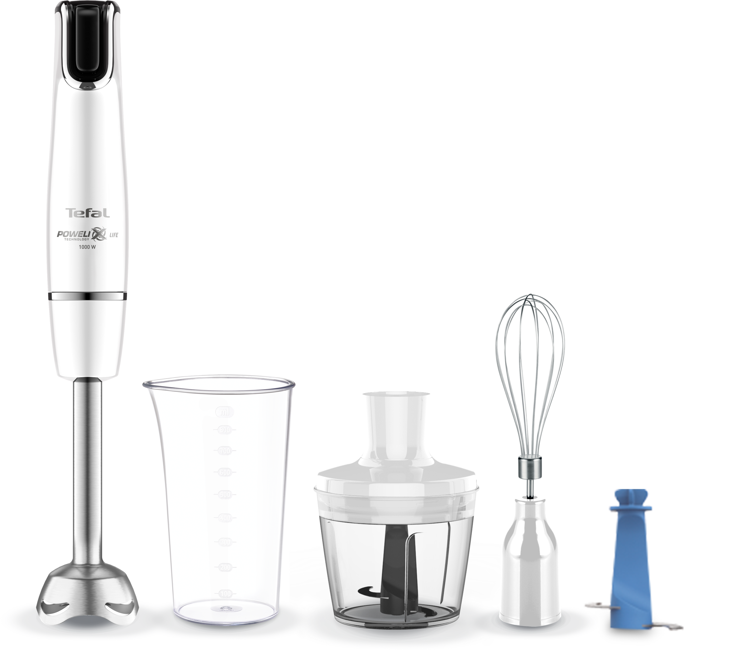 Tyčový mixér Tefal Infiny Force 4v1 HB944138 Bílý