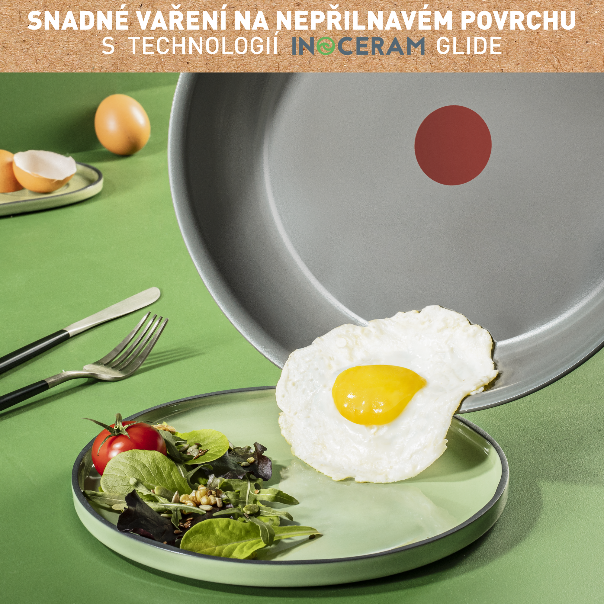 Pánev Tefal Renewal C4260443 24 cm Keramická