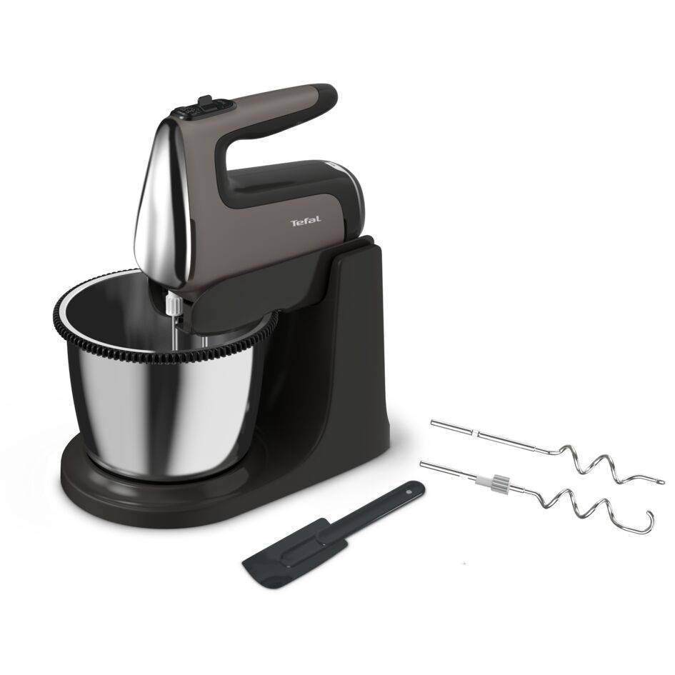 Ruční mixér s mísou Tefal Powermix Silence HT654E38 Stříbrný/Černý