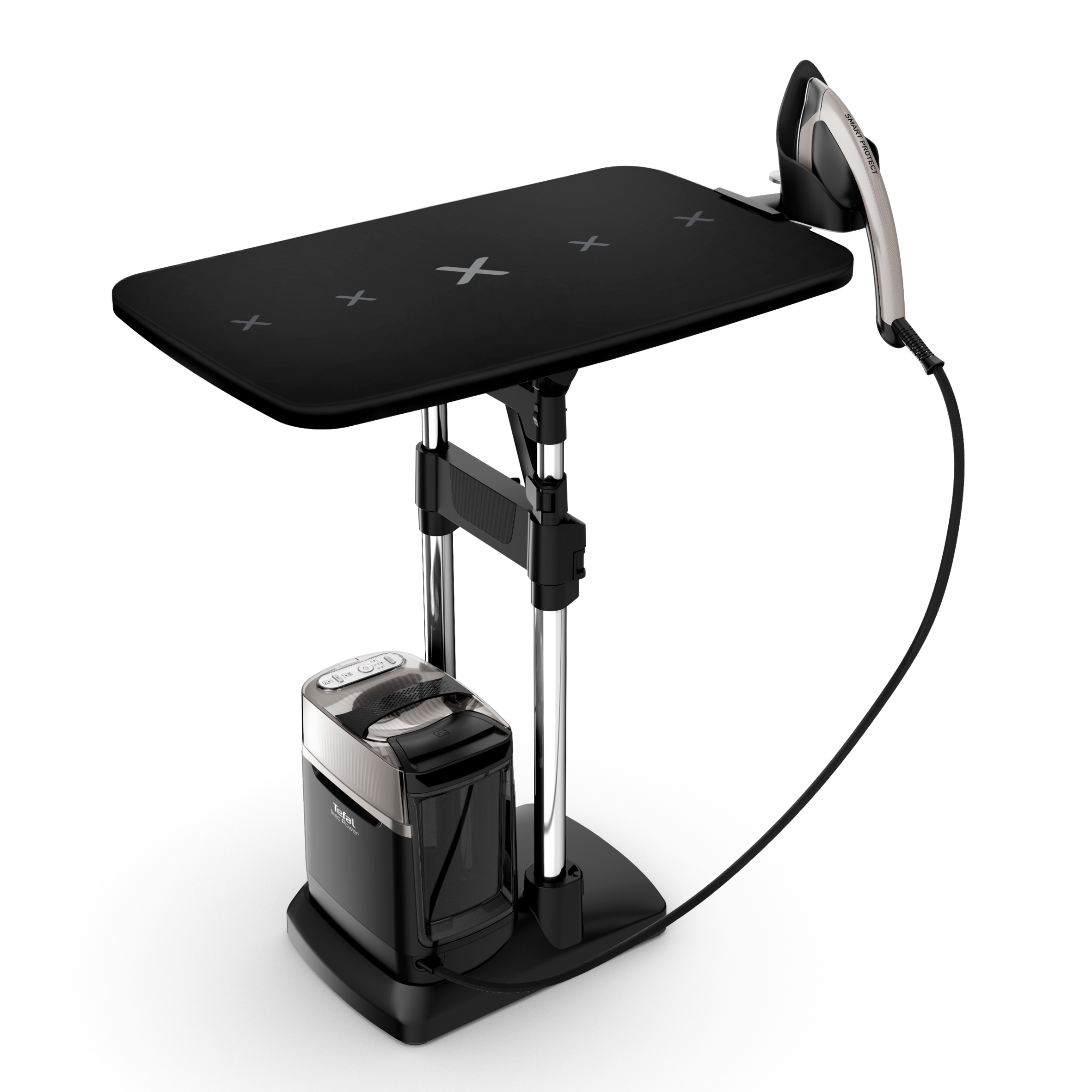 Napařovač oděvů se stojanem Tefal Ixeo Power QT2028F0 Černý