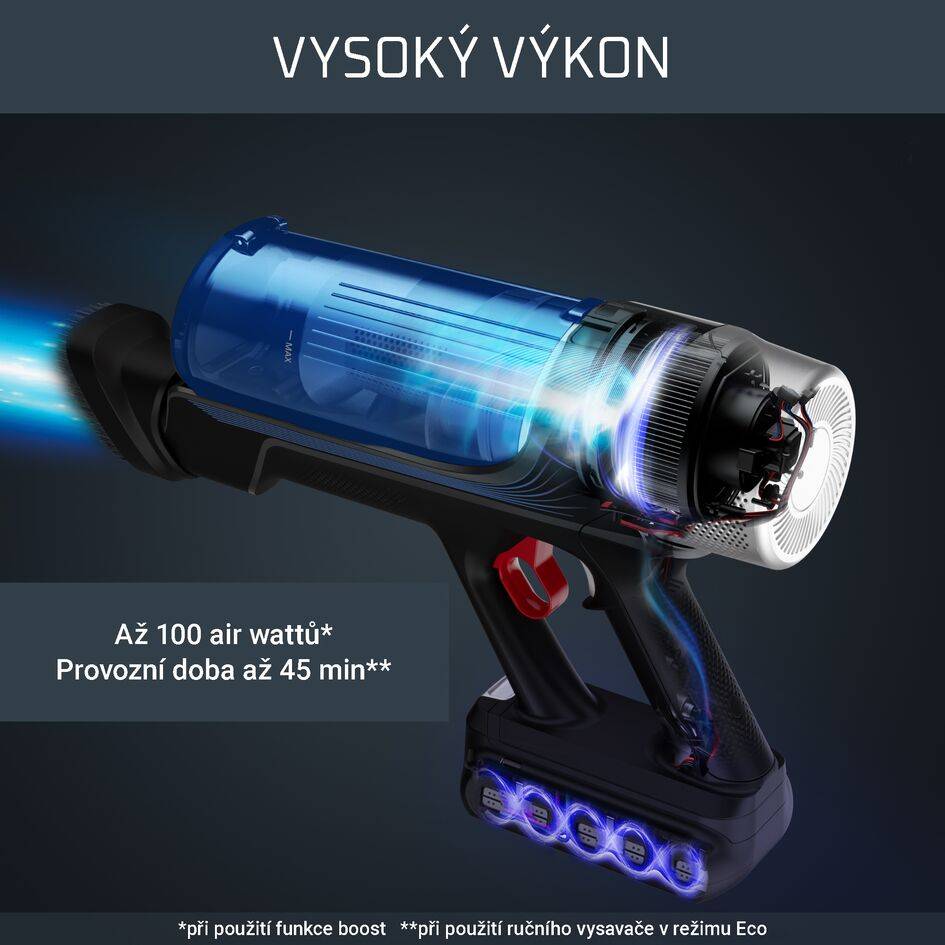 Tyčový vysavač X-FORCE FLEX 9.60 Auto Animal AQUA 4v1 100AW RH20C7WO