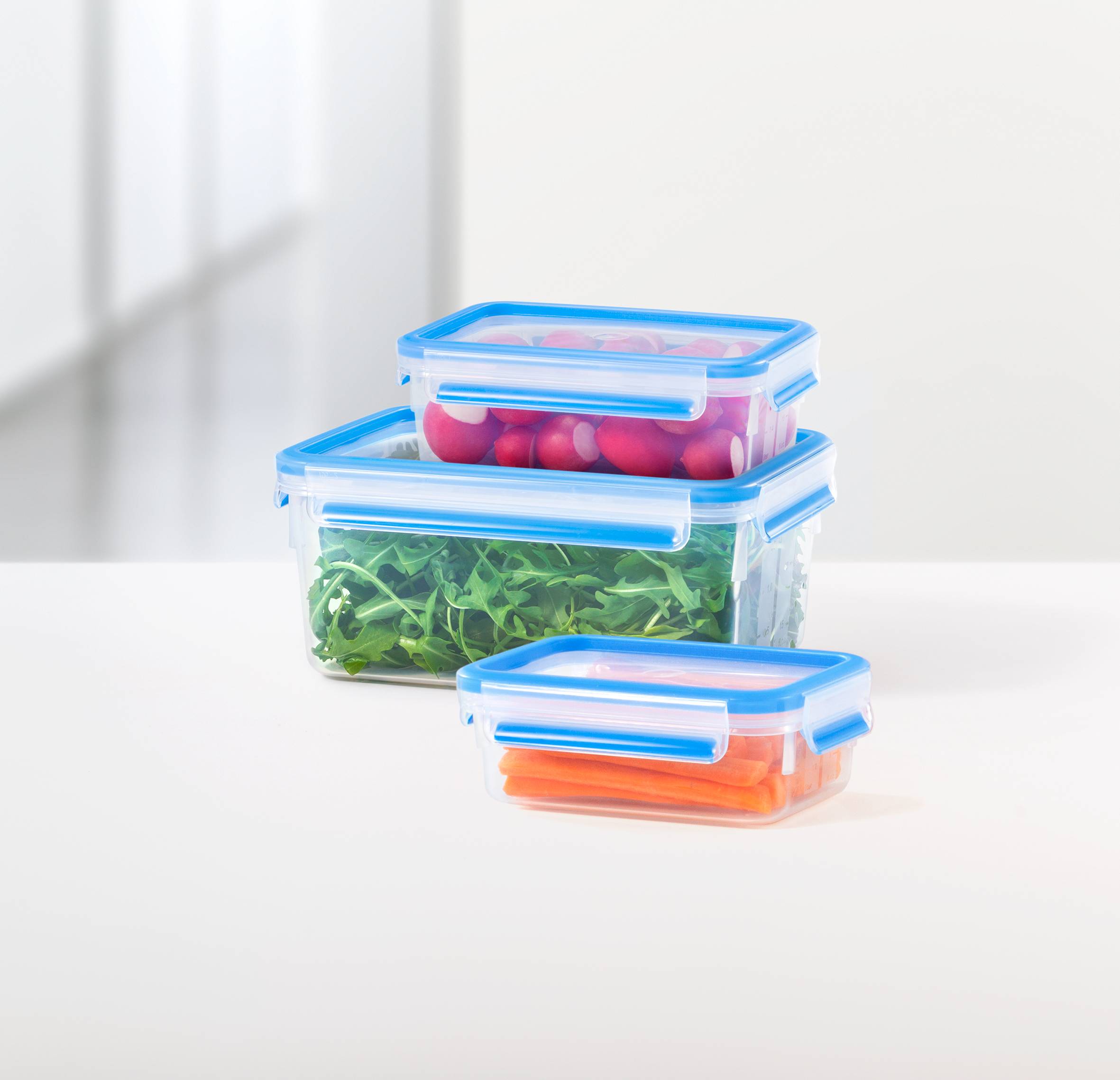 Dózy Tefal Master Seal Fresh K3028912 Obdélníkové 3 ks