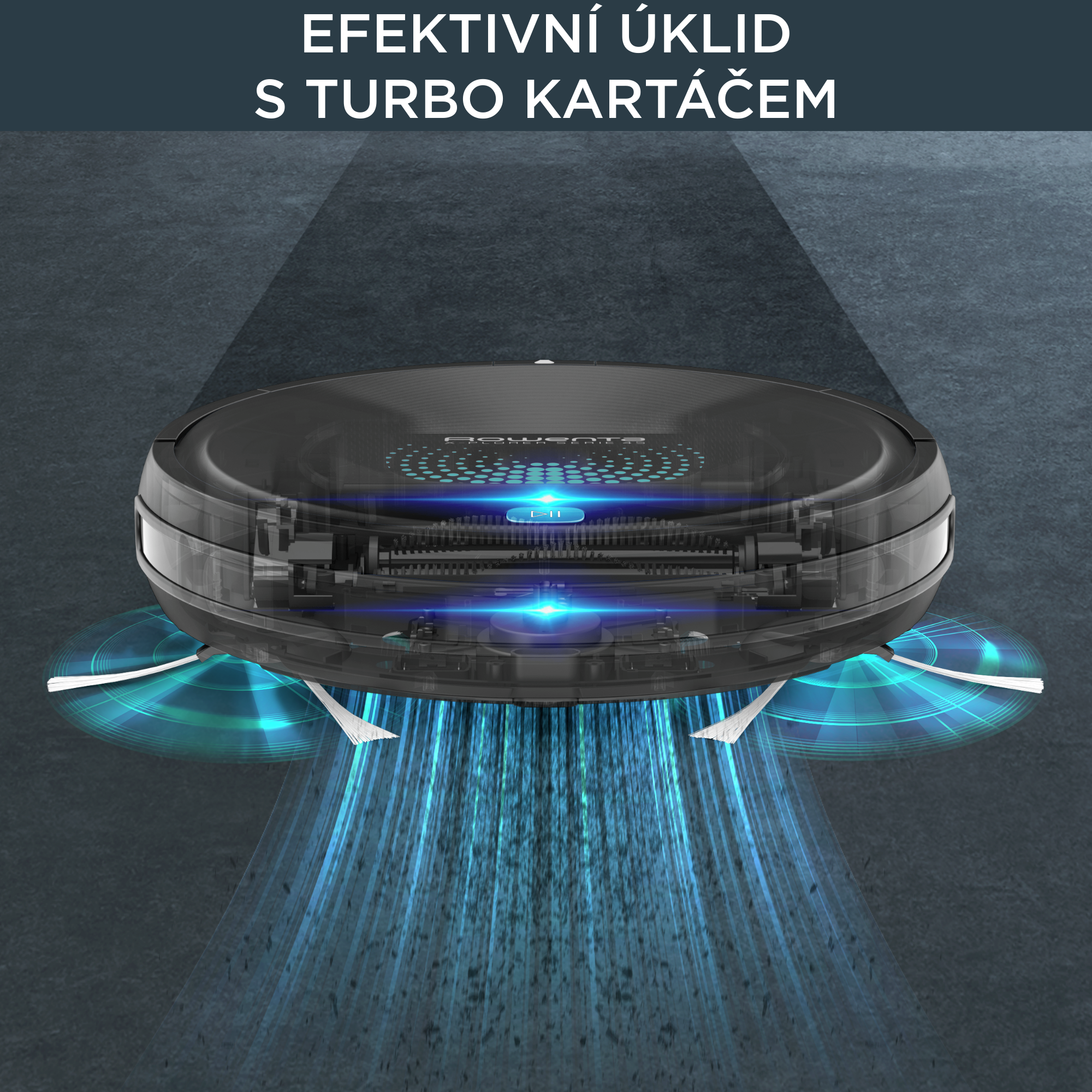 Robotický vysavač Rowenta X-plorer S45 Aqua 4v1 RR8275WH