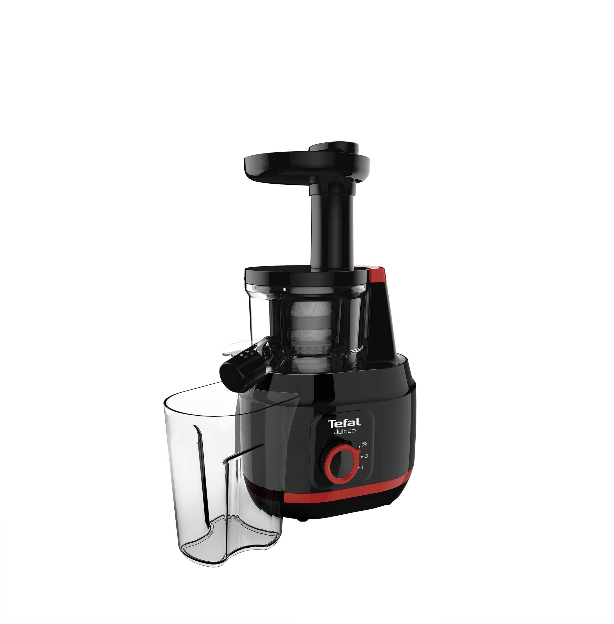 Odšťavňovač Tefal Juiceo ZC150838 Červený/Černý