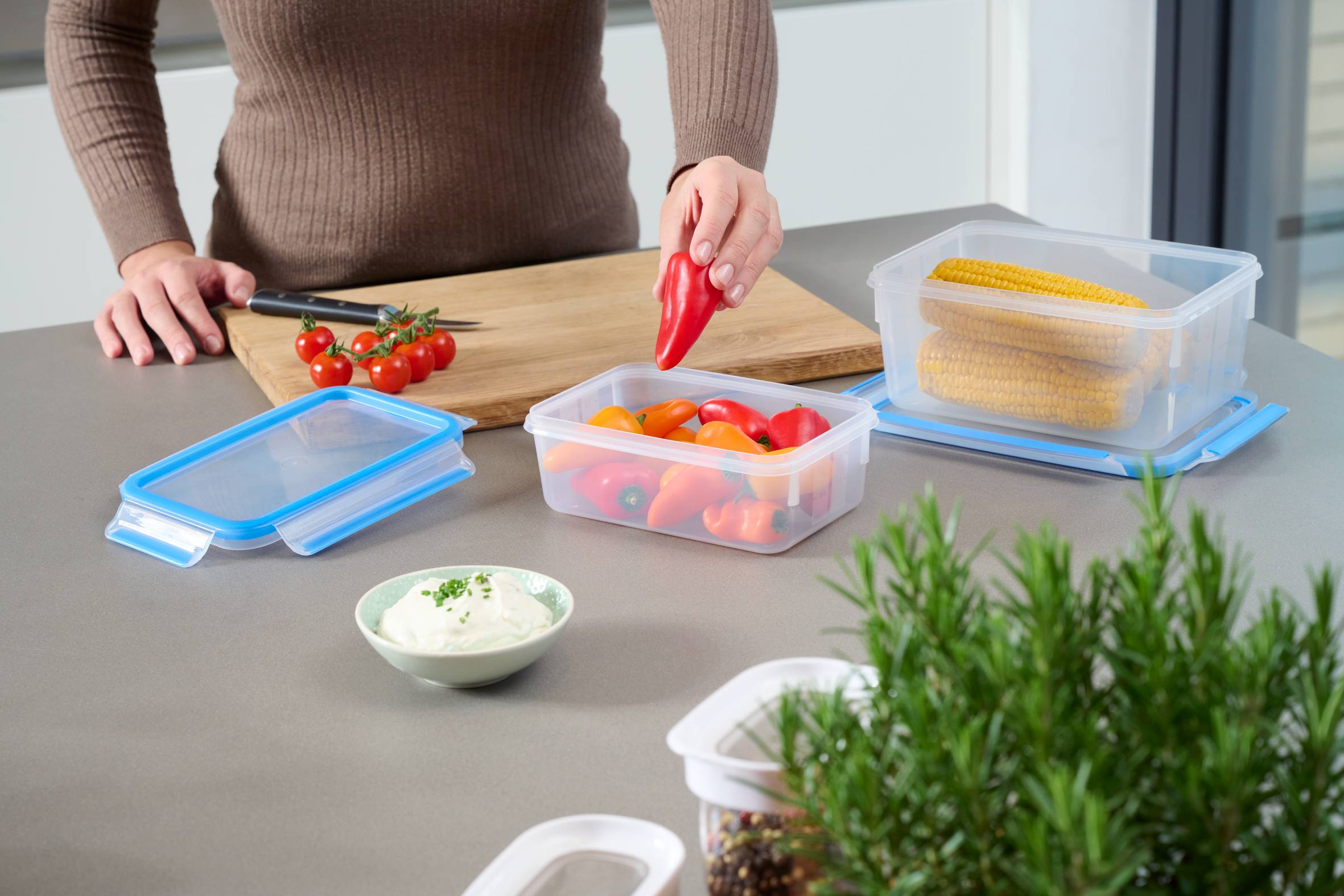 Dóza Tefal Master Seal Fresh K3021212 Obdélníková 1 l