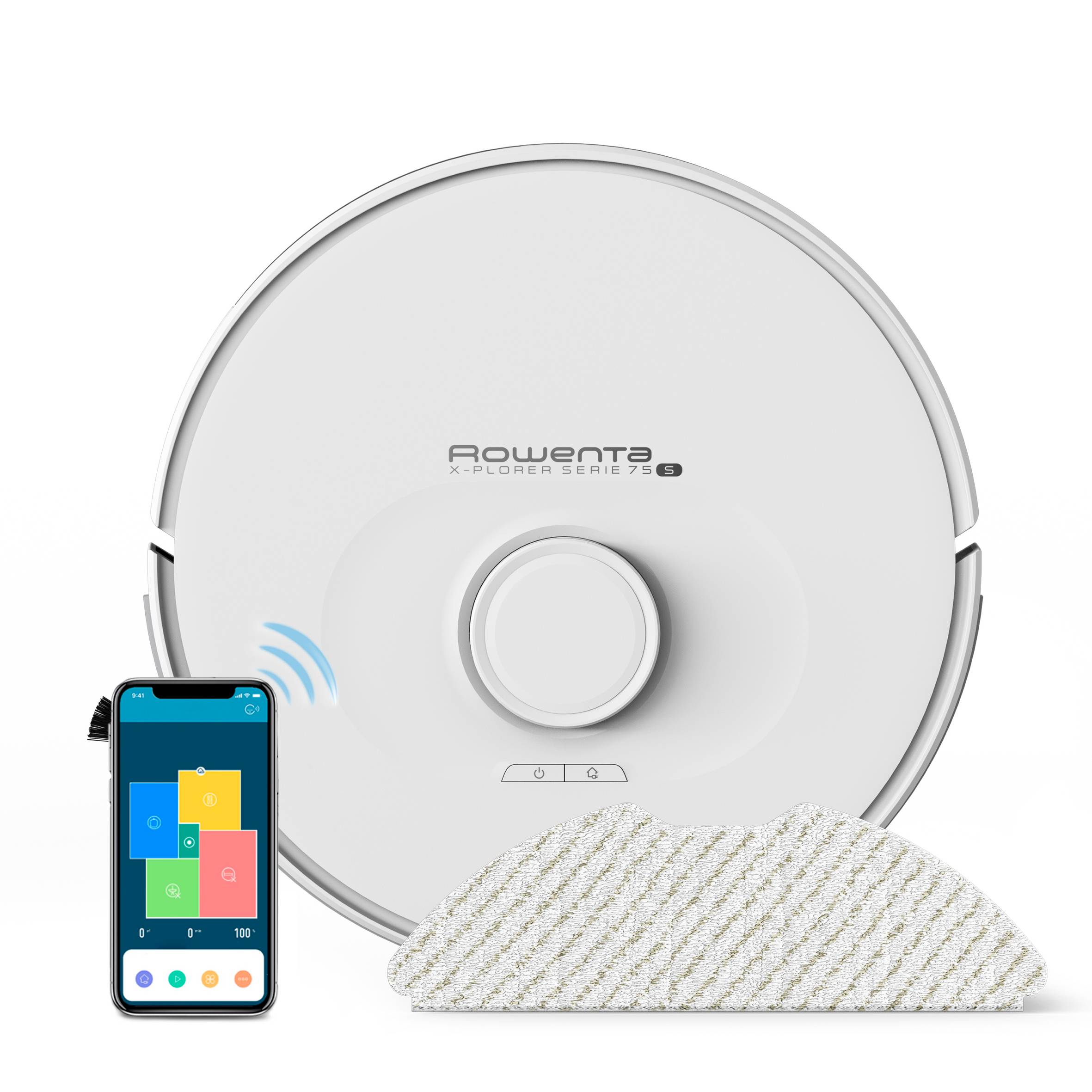 Robotický vysavač Rowenta X-Plorer S75s 4v1 Laser 2700Pa RR8567WH