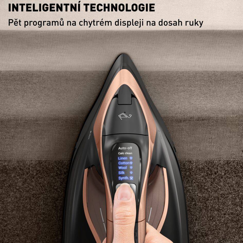 Napařovací žehlička na prádlo Tefal Ultimate Power Pro FV9E50E0 Růžově zlatá/Černá