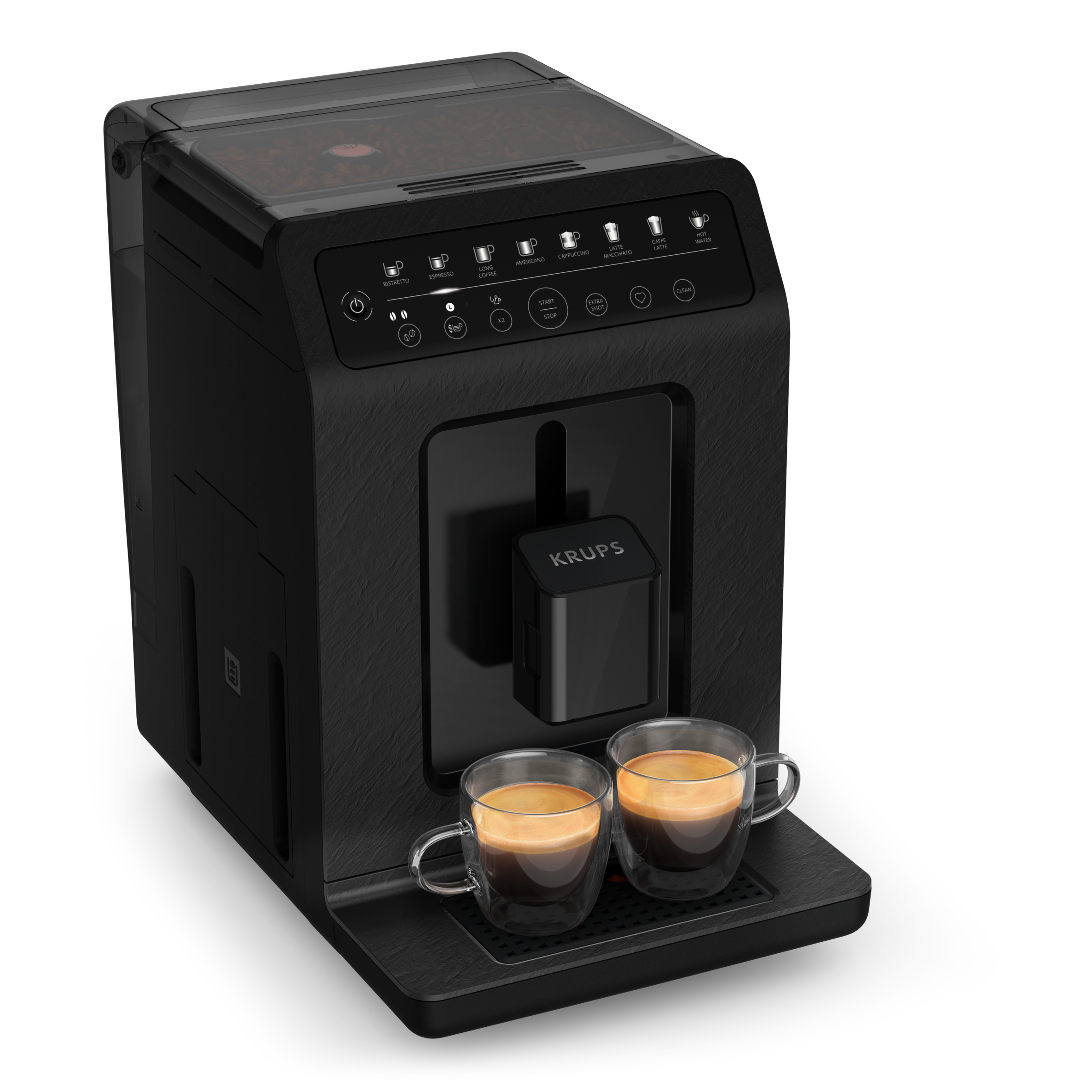 Automatický kávovar KRUPS Evidence Eco EA897B10 matně černý