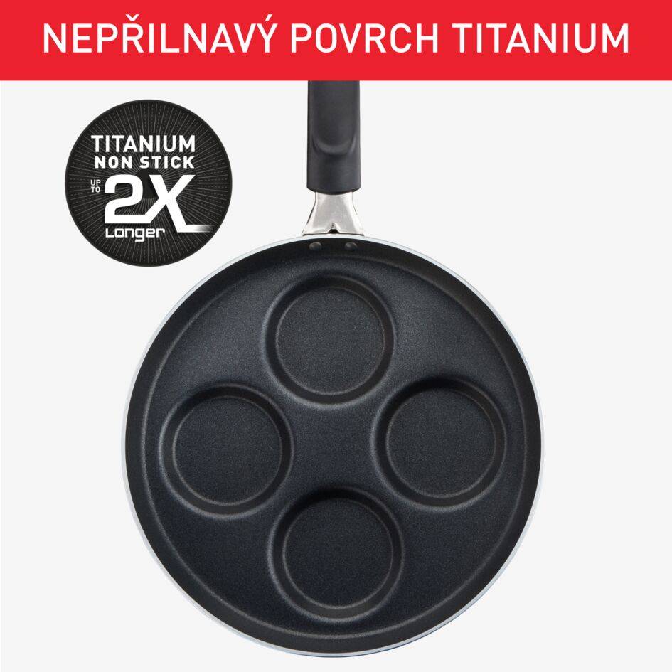 Lívanečník Tefal Pancake Time 25cm D5292072 černá