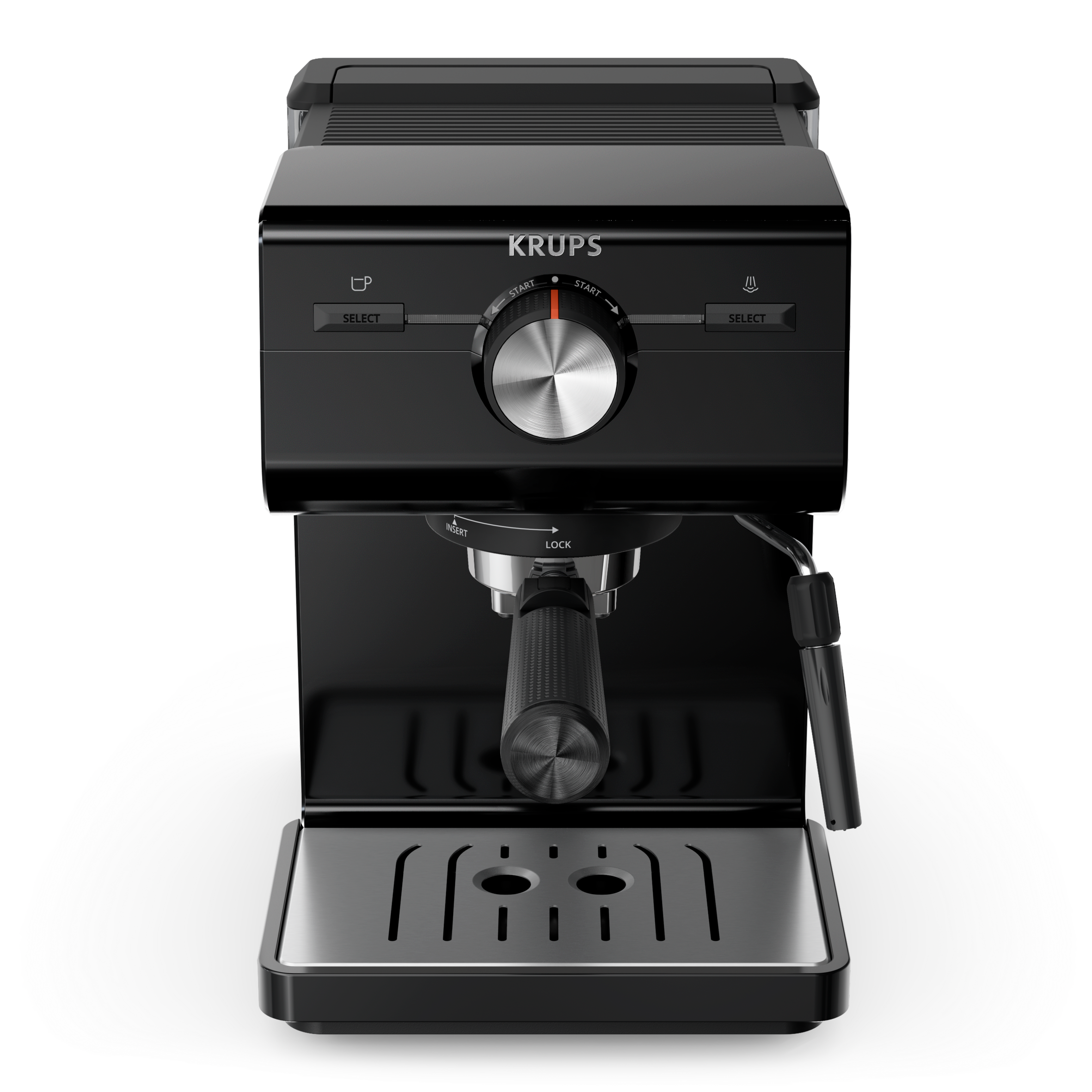 Pákový kávovar KRUPS Authentic XP381810 černý