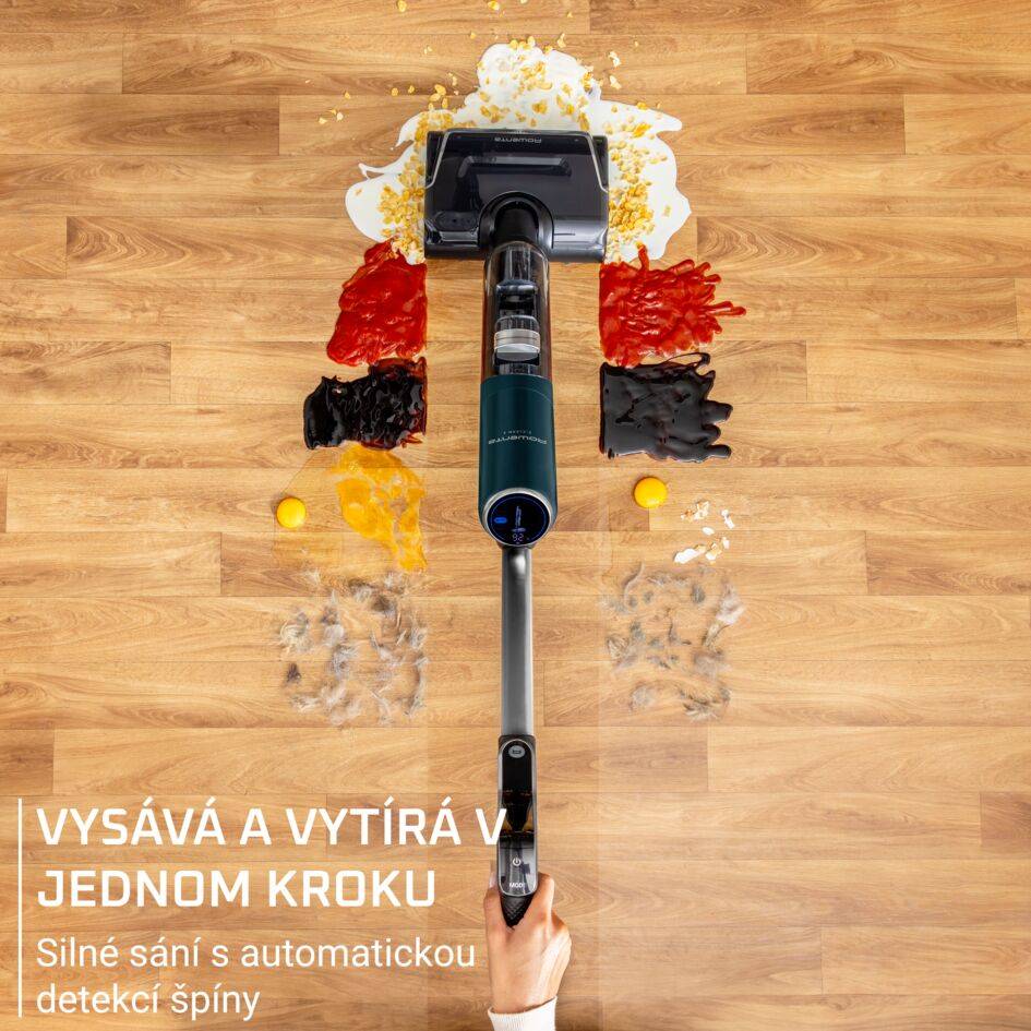 Podlahová myčka a vysavač v jednom Rowenta X-Clean 7 Auto Wet & Dry 20 000 PA GZ5735E0