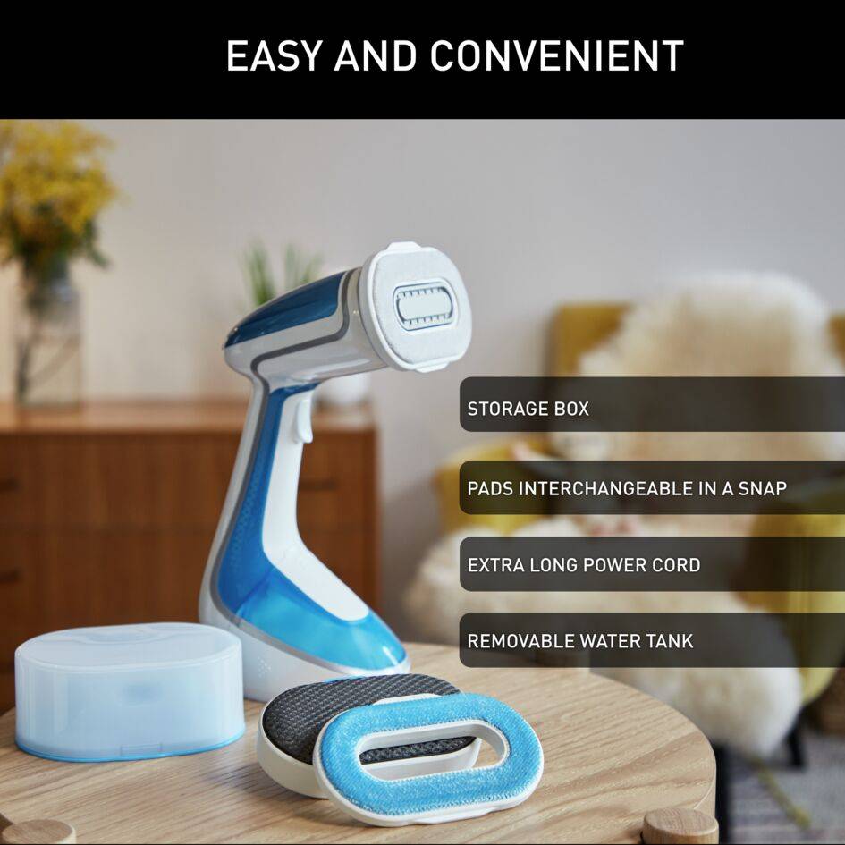 Napařovač oděvů Tefal Pure Tex DT9530E1 Světle modrý/Bílý