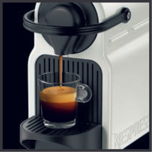 Kapslový kávovar Nespresso Inissia od KRUPS XN100110 bílá