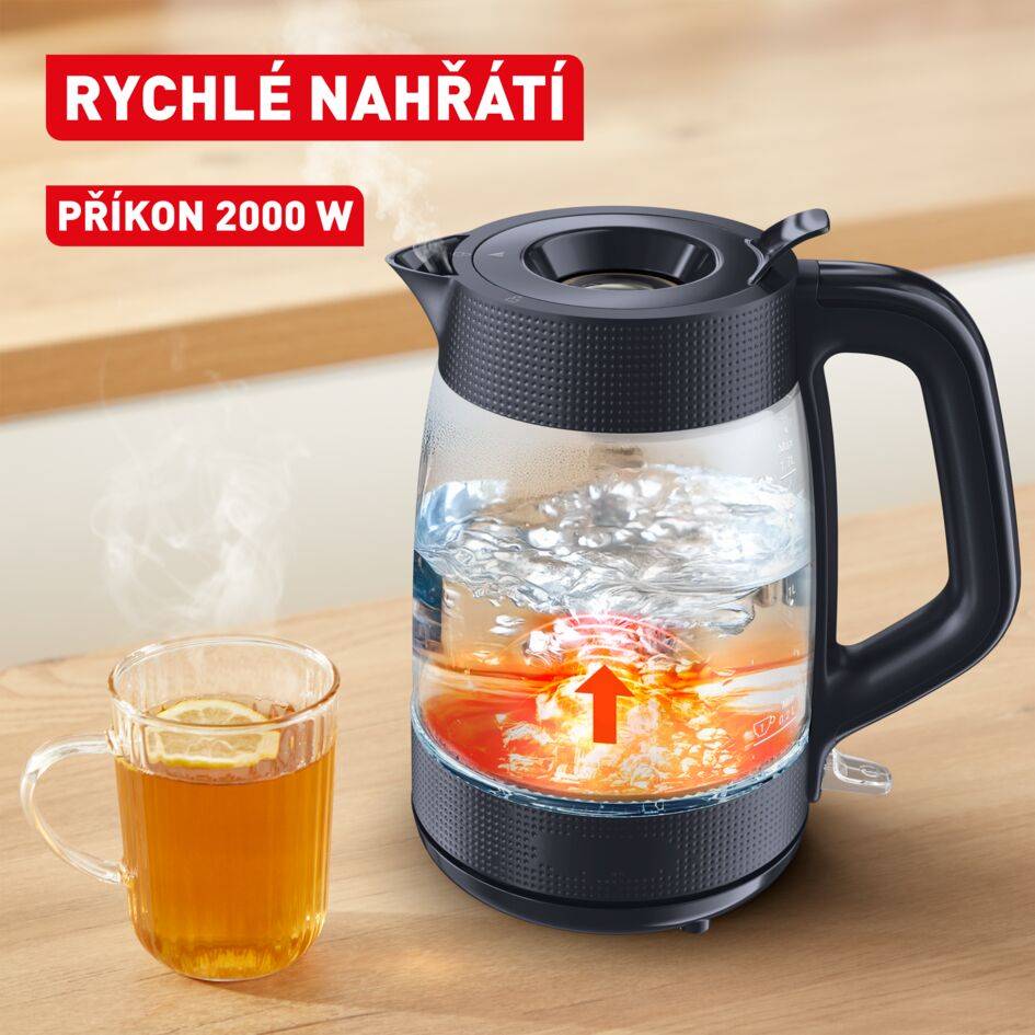 Rychlovarná konvice Tefal Morning Glass KO2G08E0