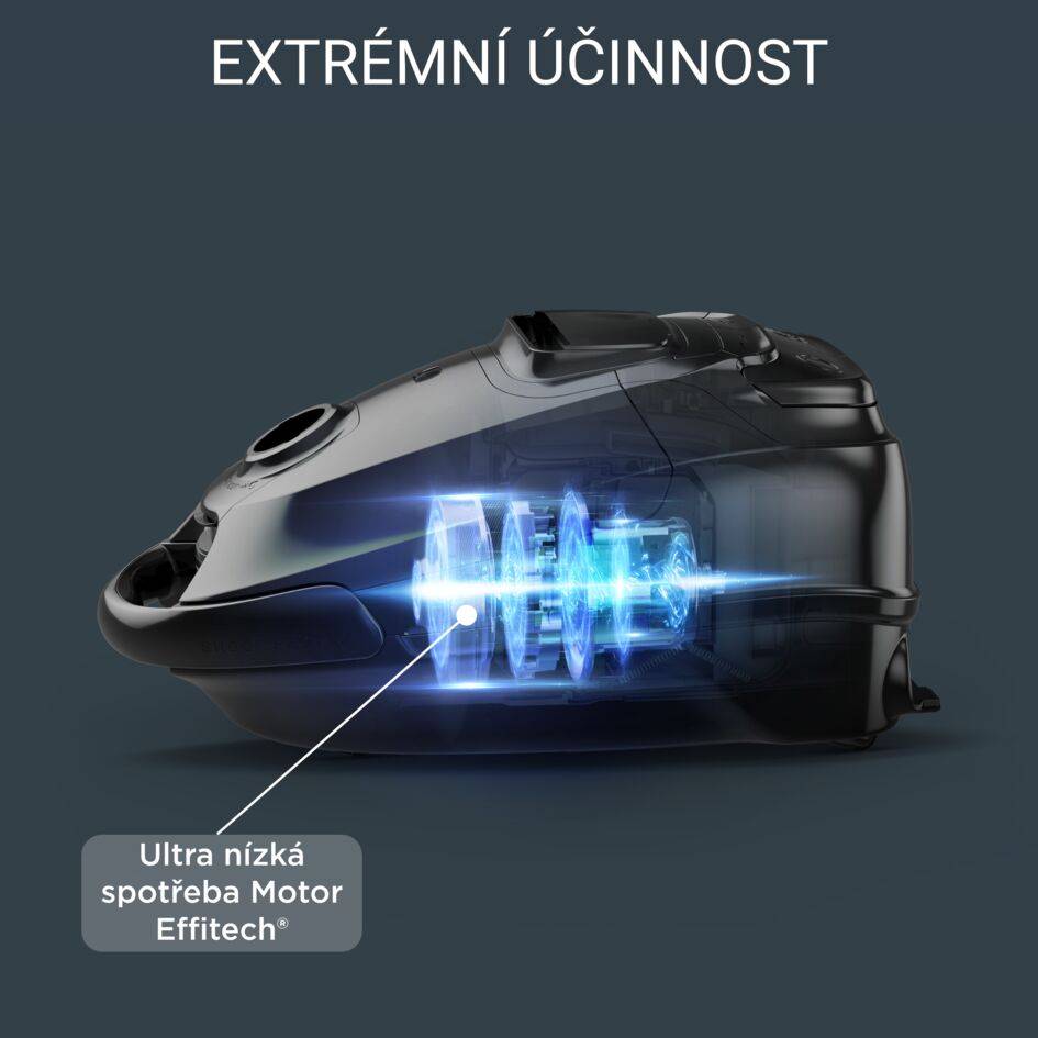 Sáčkový vysavač Silence Force Allergy+ 57dB Total Clean RO7487EA