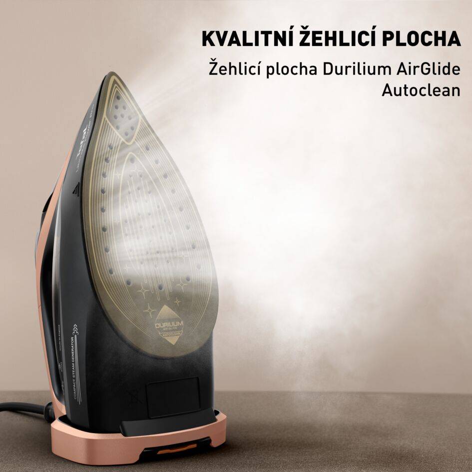 Napařovací žehlička na prádlo Tefal Ultimate Power Pro FV9E50E0 Růžově zlatá/Černá