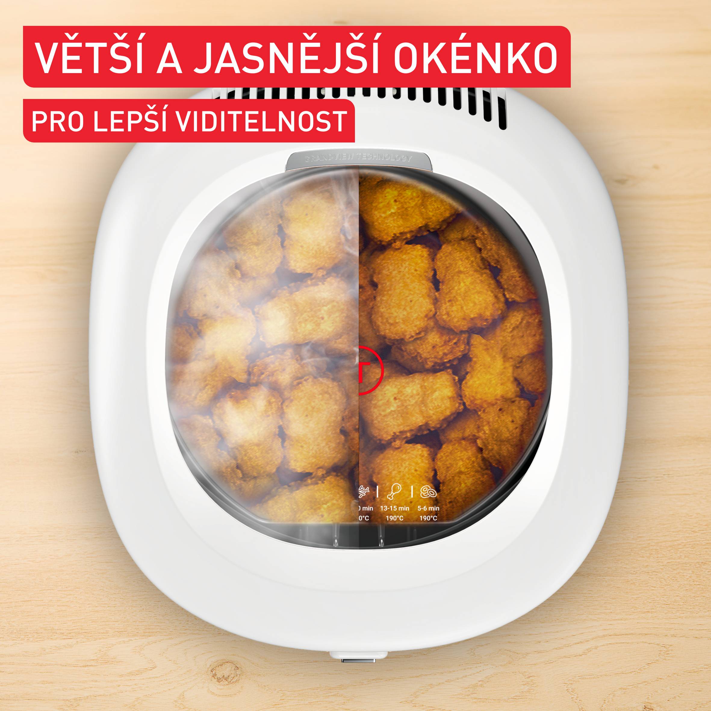 Olejová fritéza Tefal Filtra Vision FF2541E0 Bílá