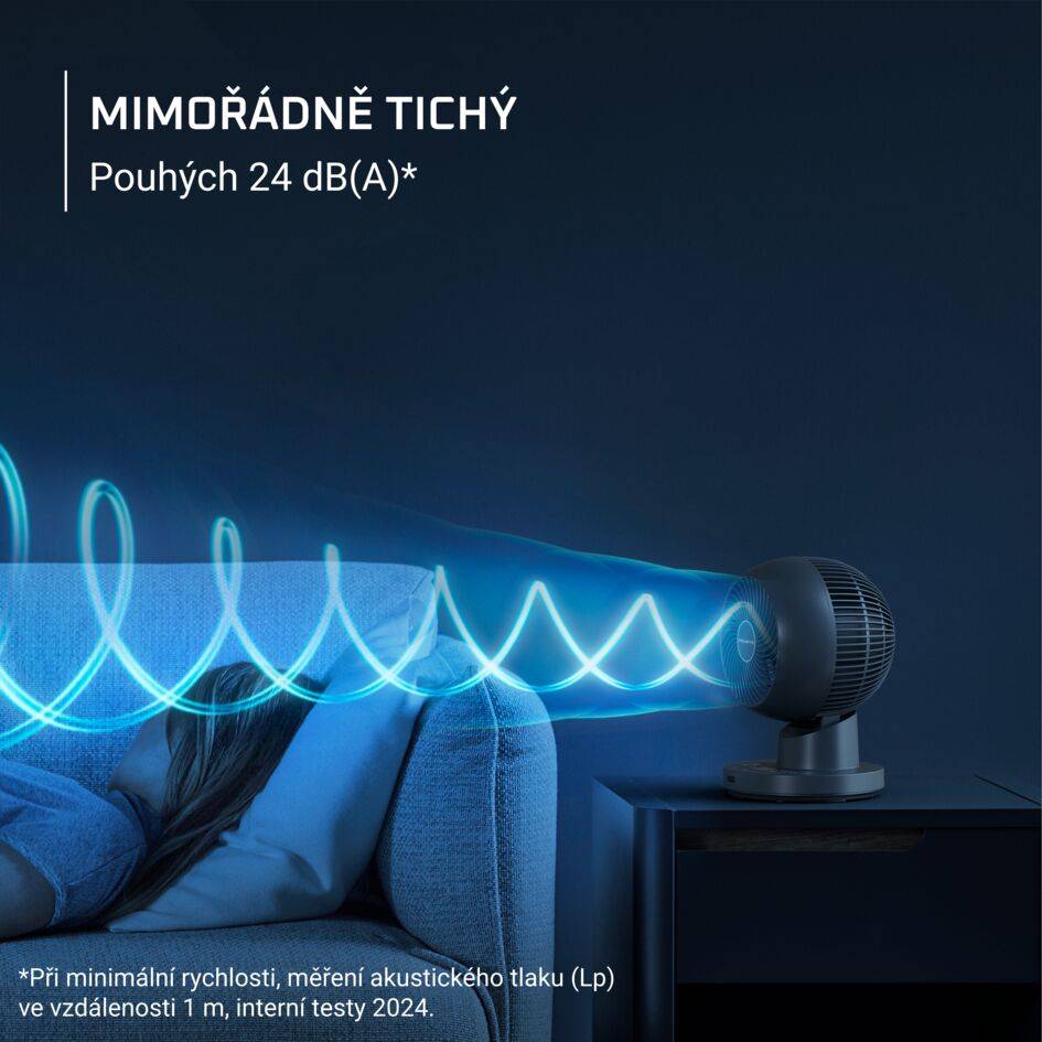 QV2540F0 Turbo Swift Compact, stolní ventilátor, Rowenta