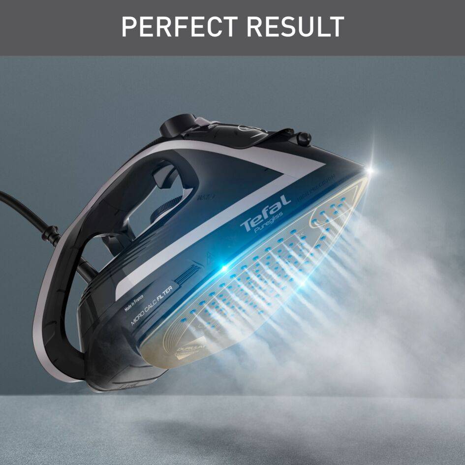 Napařovací žehlička Tefal Puregliss FV8062E0 Stříbrná/Černá