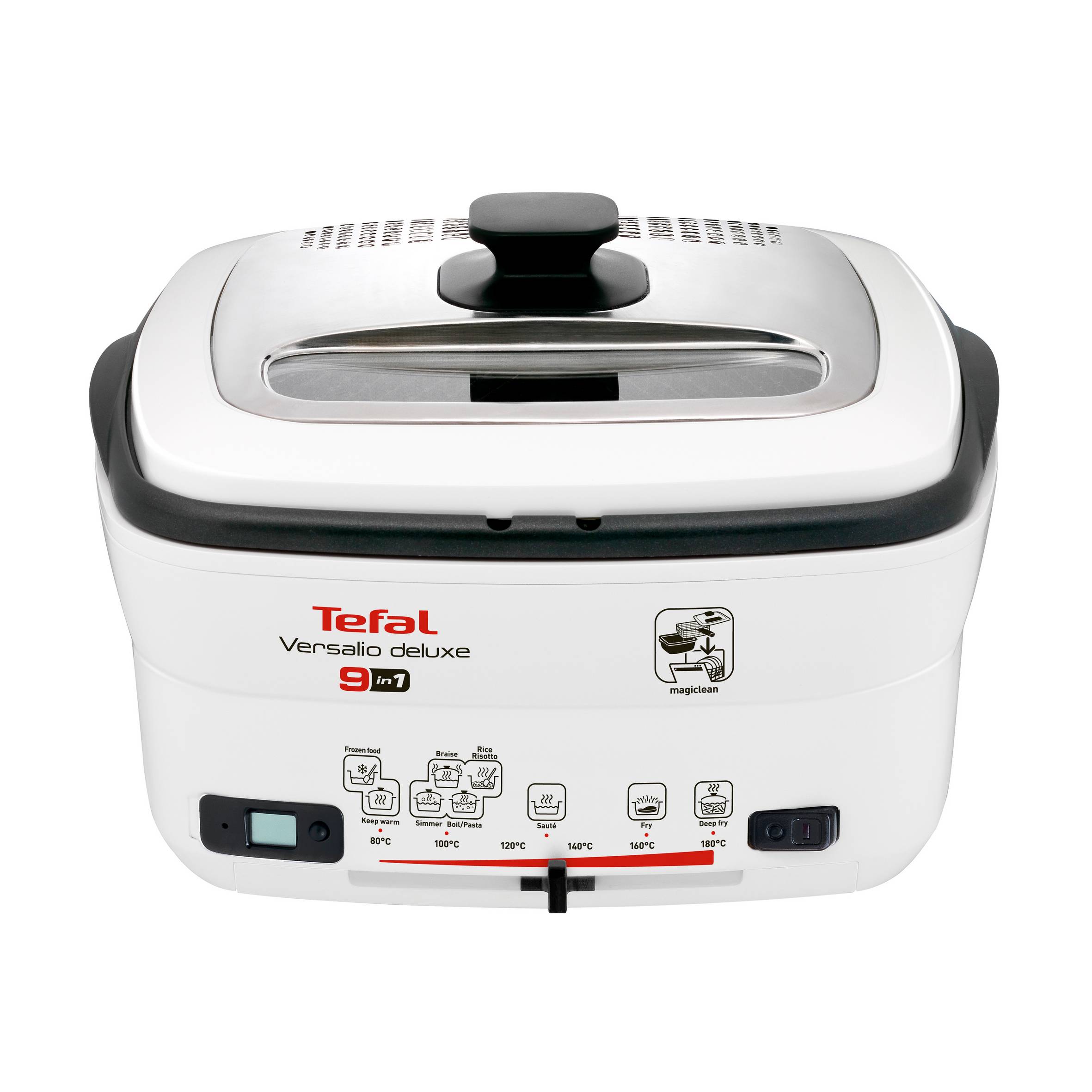 Olejová fritéza Tefal Versalio Deluxe 9v1 FR495070 Nerezová/Bílá