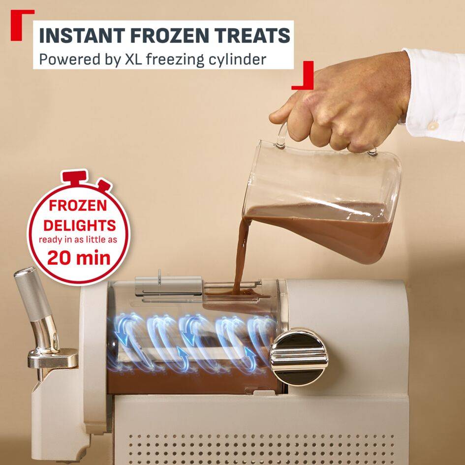 Zmrzlinovač a výrobník mražených nápojů Tefal Freezi IG803AE0