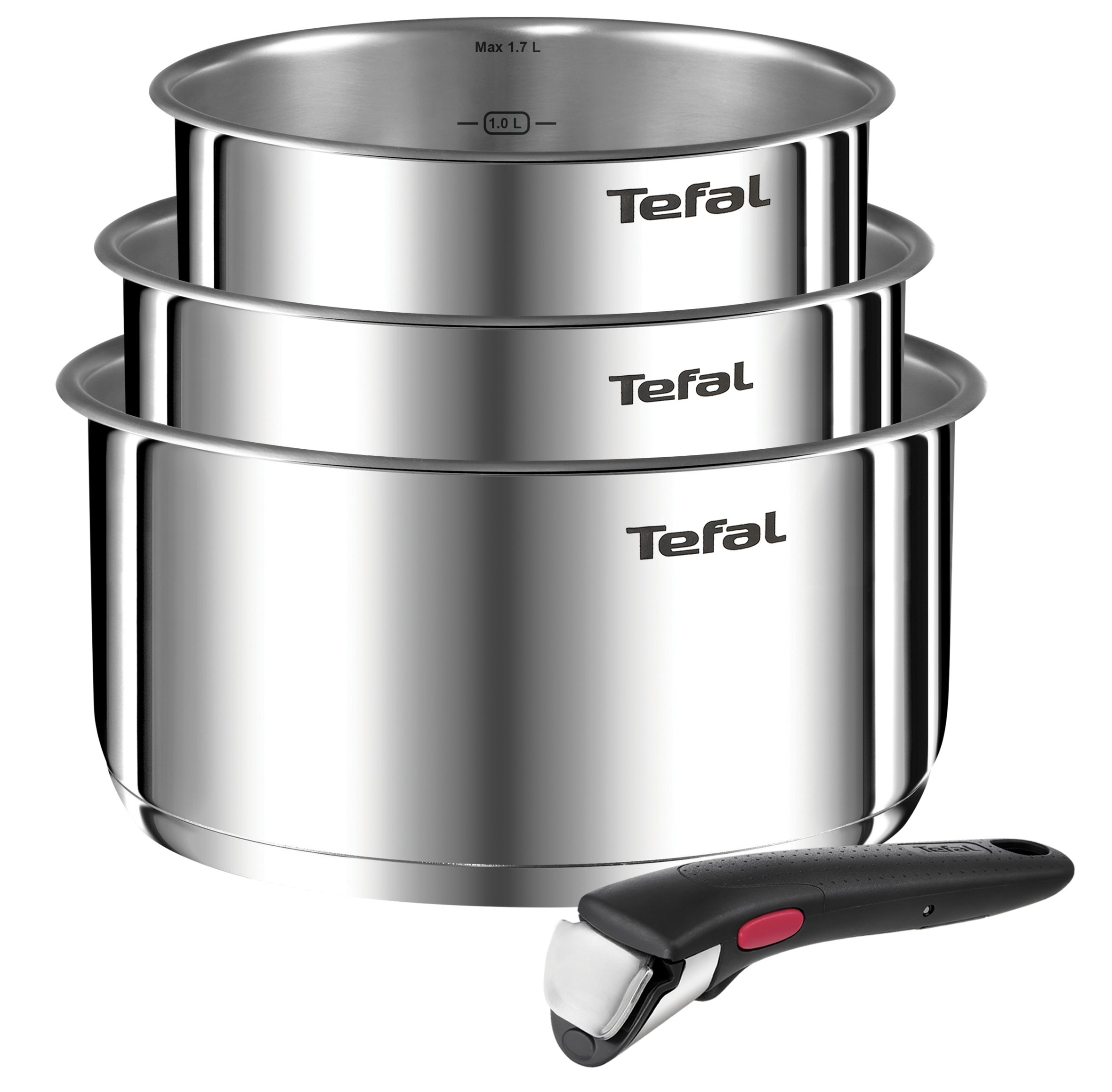 Sada nerezového nádobí Tefal Ingenio Emotion L8964S44 4 ks