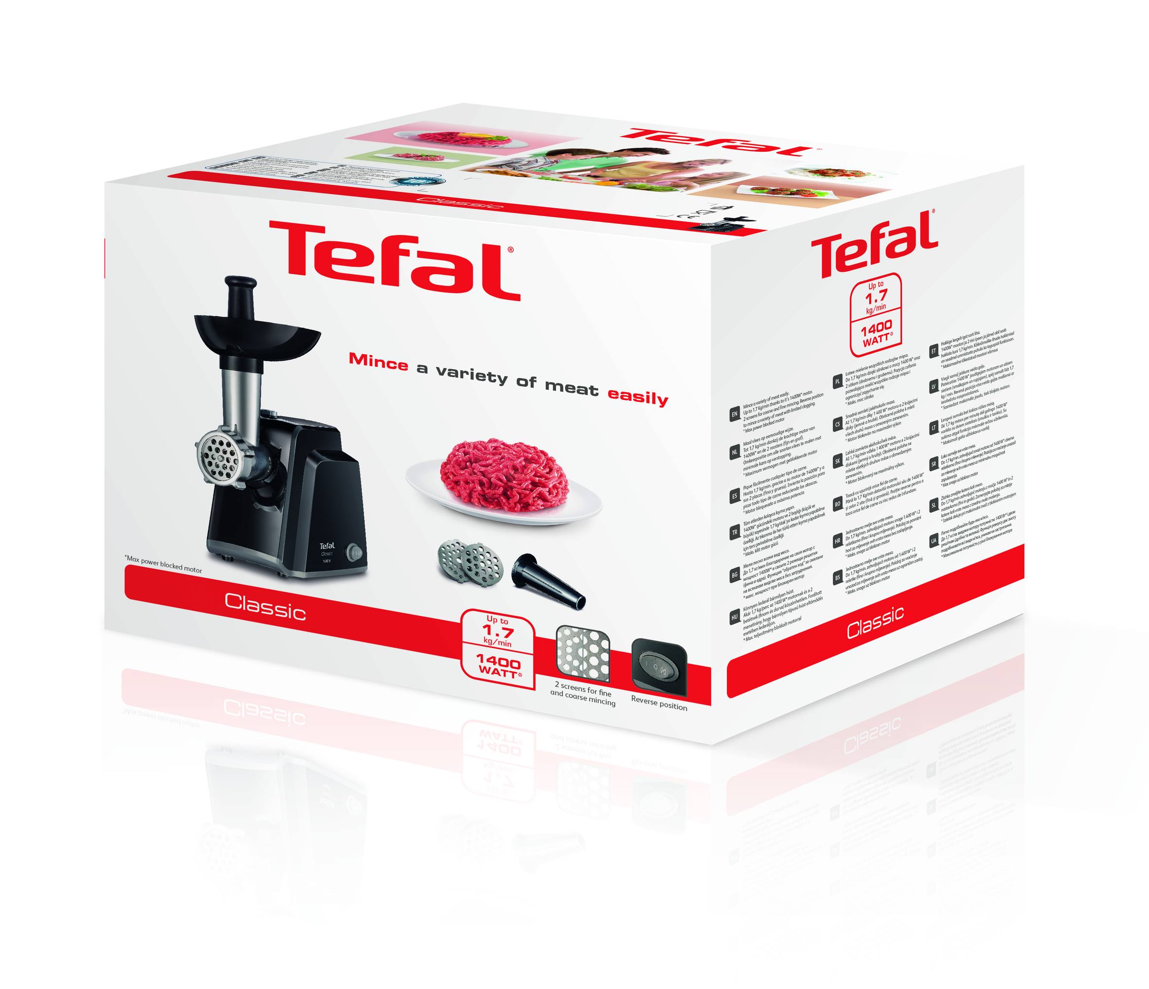 Mlýnek na maso Tefal HV1 Classic NE105838 Černý