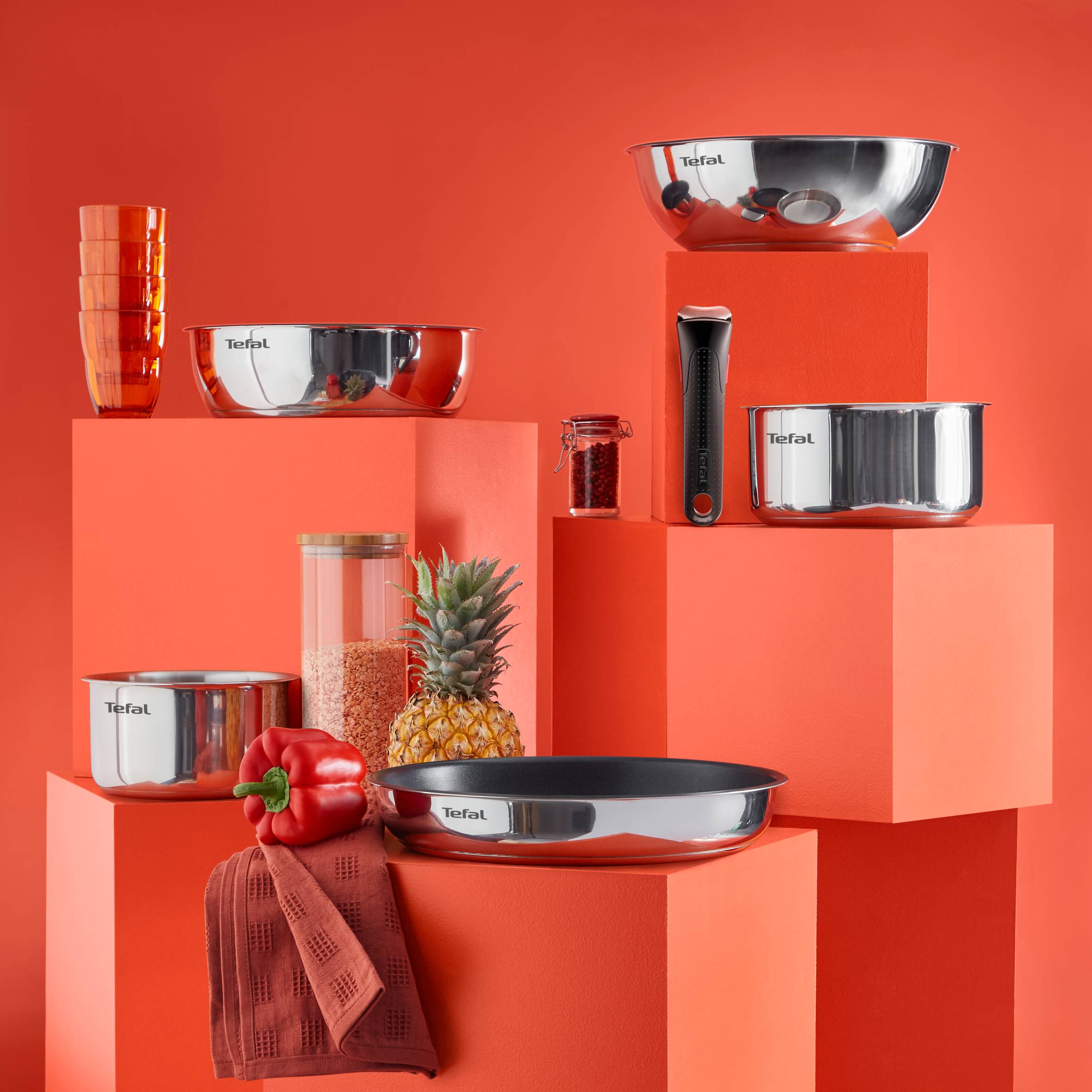 Sada nádobí Tefal Ingenio Emotion L897S574 5 ks