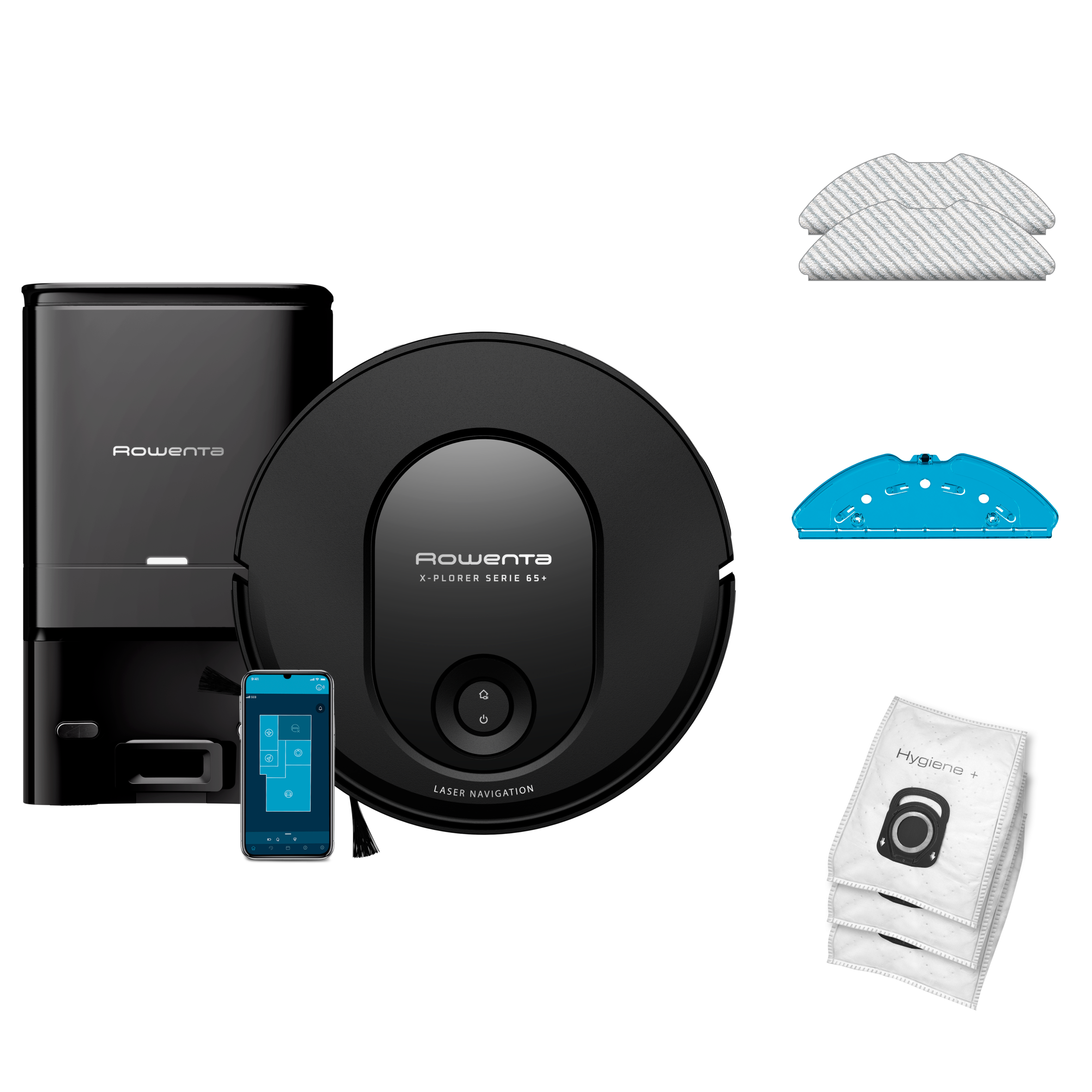 Robotický vysavač Rowenta X-PLORER S65+ Laser RR8L85WH