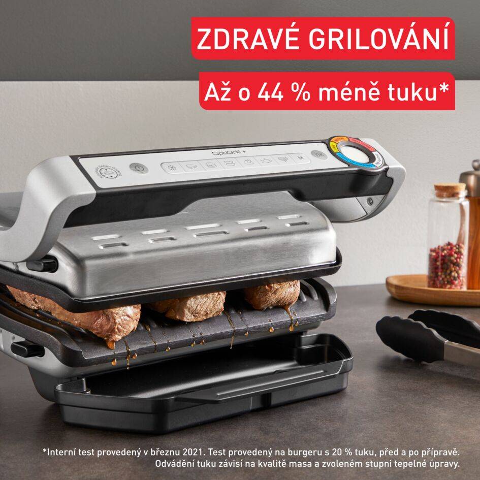 GC717D10 OptiGrill+ Elektrický gril Tefal