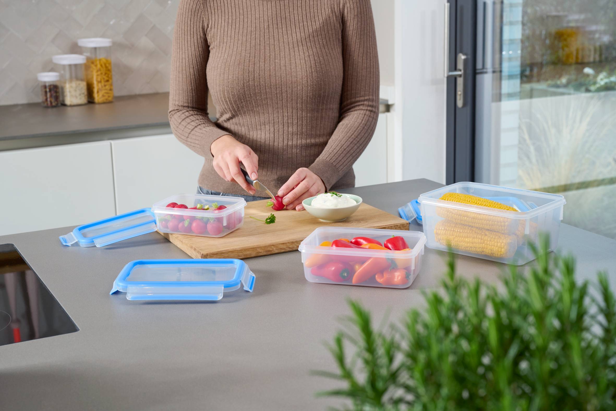 Dóza Tefal Master Seal Fresh K3021212 Obdélníková 1 l