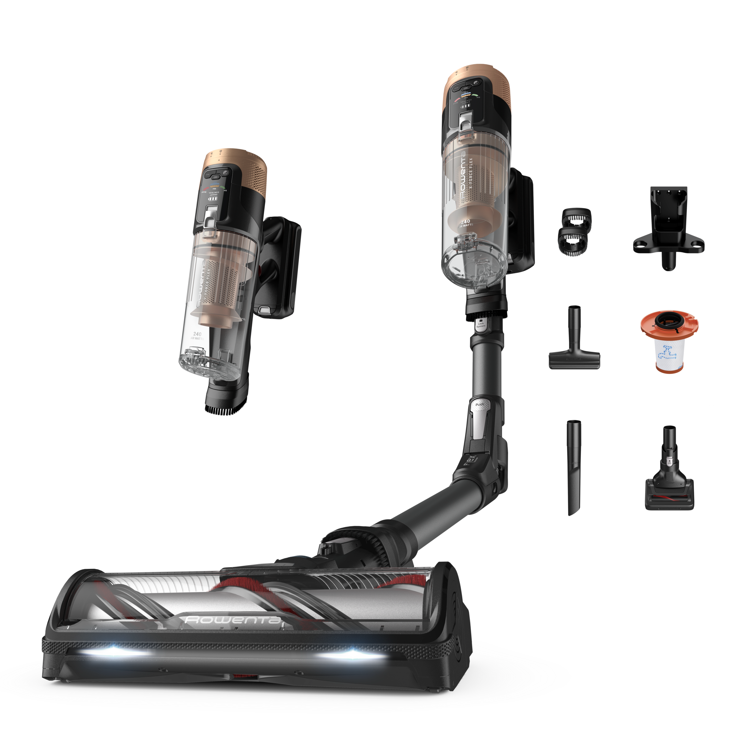 Tyčový vysavač Rowenta X-Force Flex 14.80 Auto Animal 240AW RH9B74WO