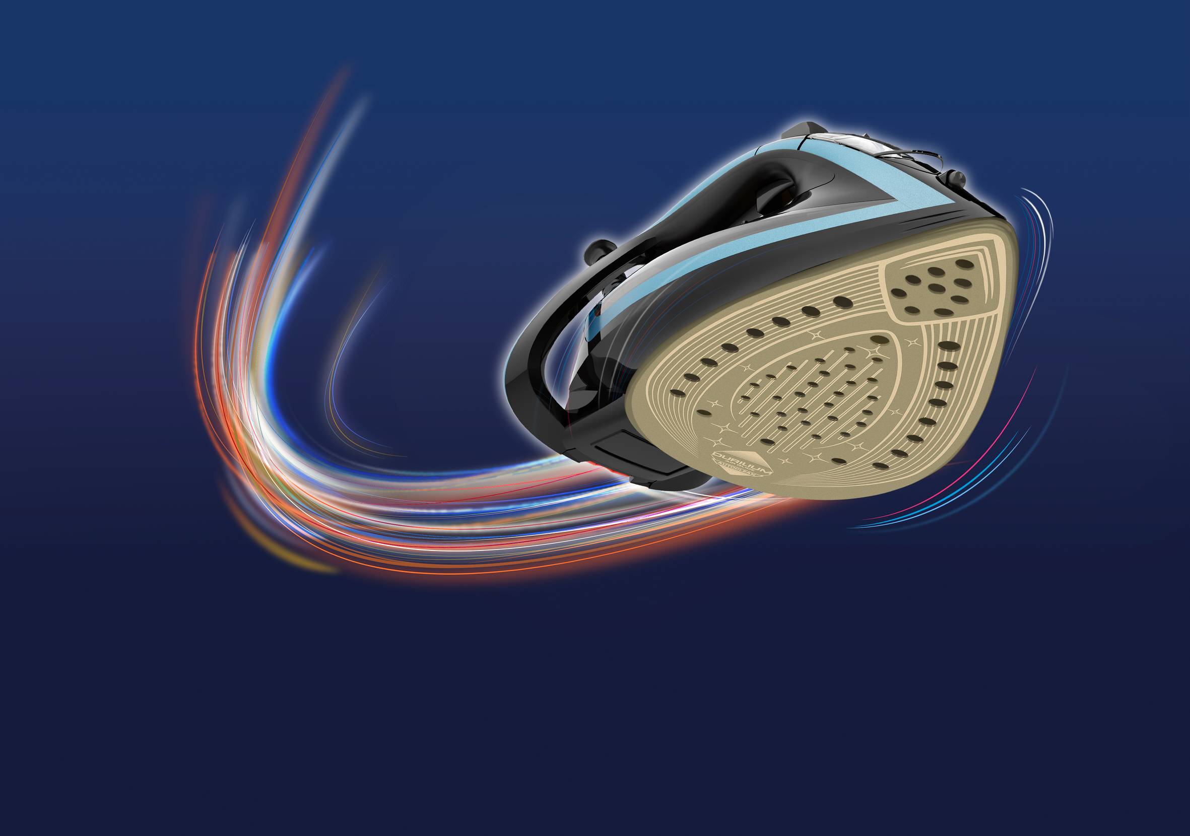 Napařovací žehlička Tefal Turbo Pro FV5695E1 Modrá/Černá