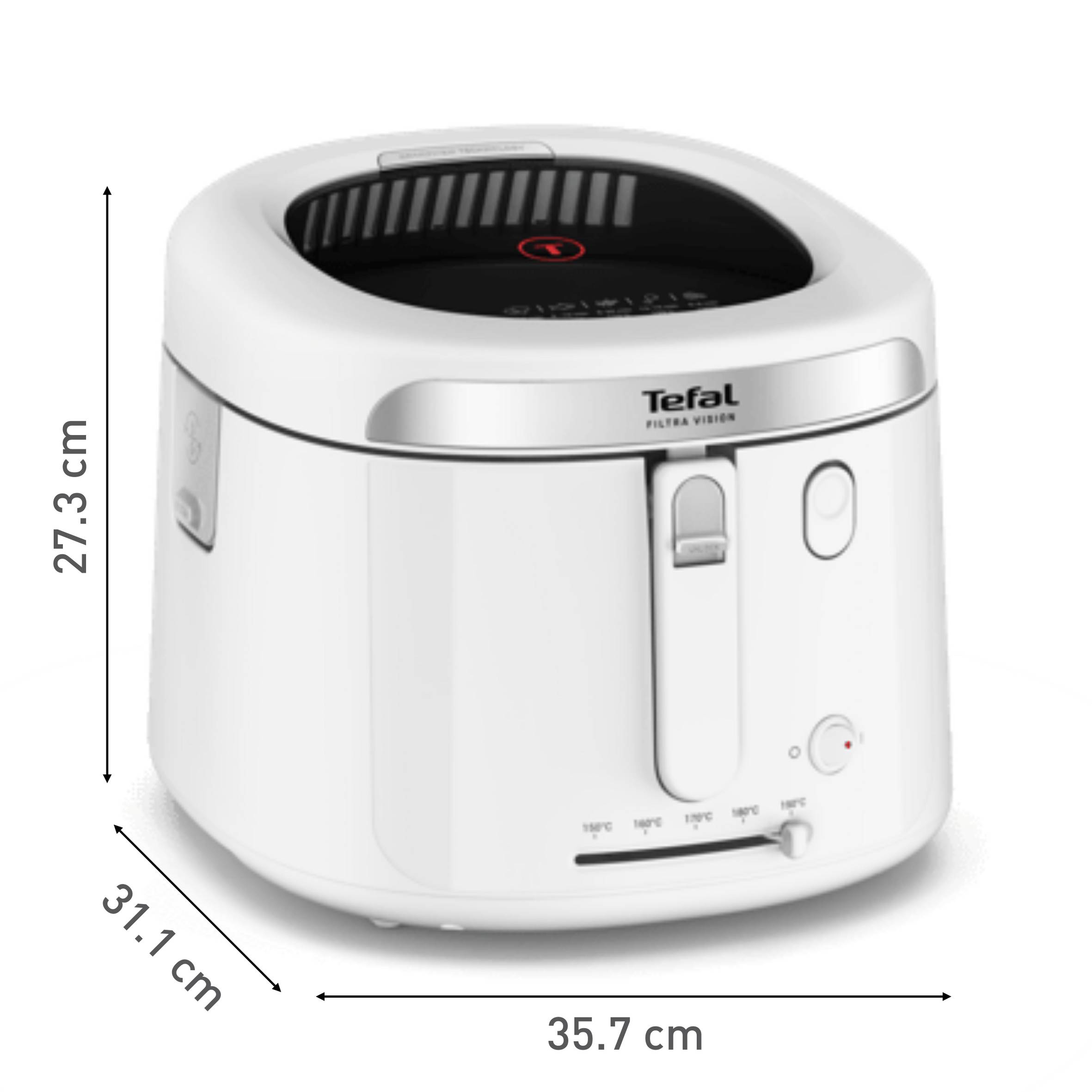 Olejová fritéza Tefal Filtra Vision FF2541E0 Bílá