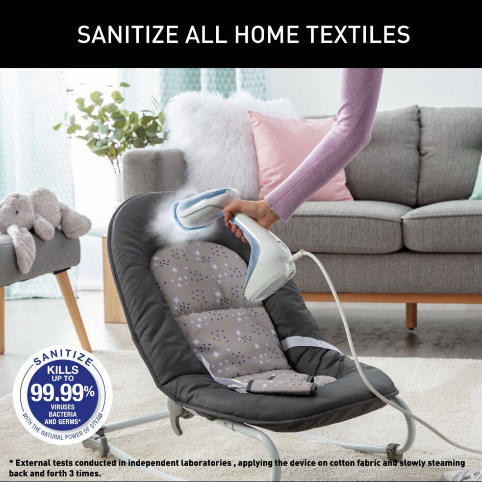 Napařovač oděvů Tefal Pure Tex DT9530E1 Světle modrý/Bílý