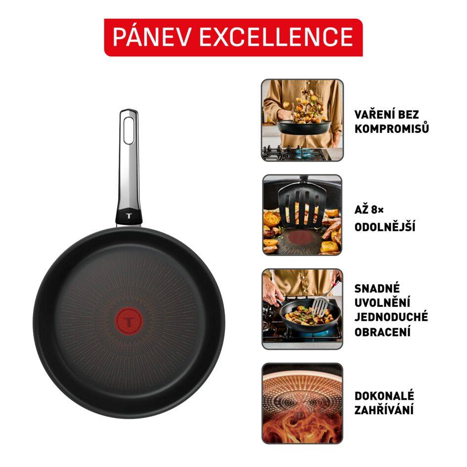 Nepřilnavá pánev Tefal Excellence G3200432 24 cm