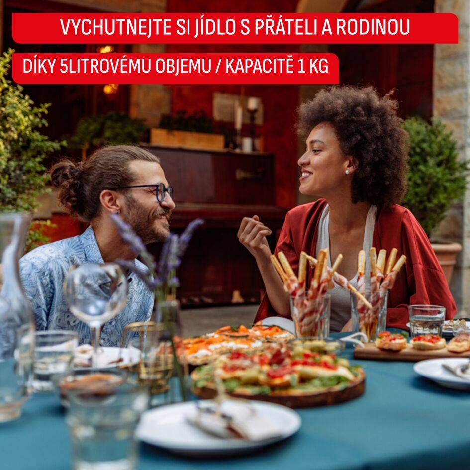 Horkovzdušná fritéza Tefal Easy Fry POP 5 l EY2452E0 Žlutá