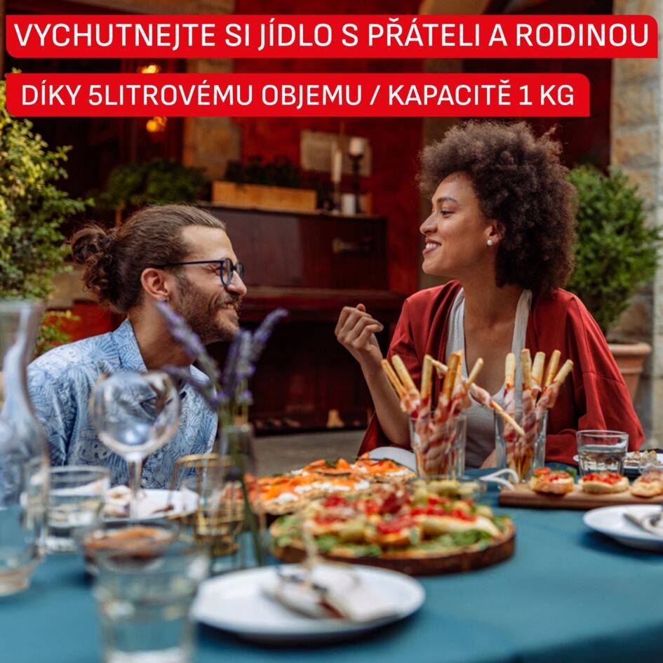 Horkovzdušná fritéza Tefal Easy Fry POP 5 l EY2452E0 Žlutá