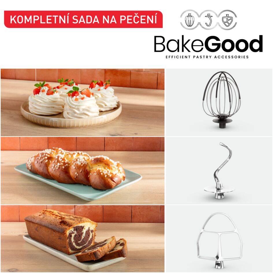 Kuchyňský robot Tefal Bake Partner QB525838 Černý