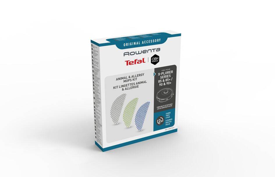 SADA 3 SPECIFICKÝCH MOPŮ Z MIKROVLÁKNA PRO ZVÍŘATA A ALERGENY ZR879A01 PRO X-PLORER ŘADY 85, 85+, 90, 90+