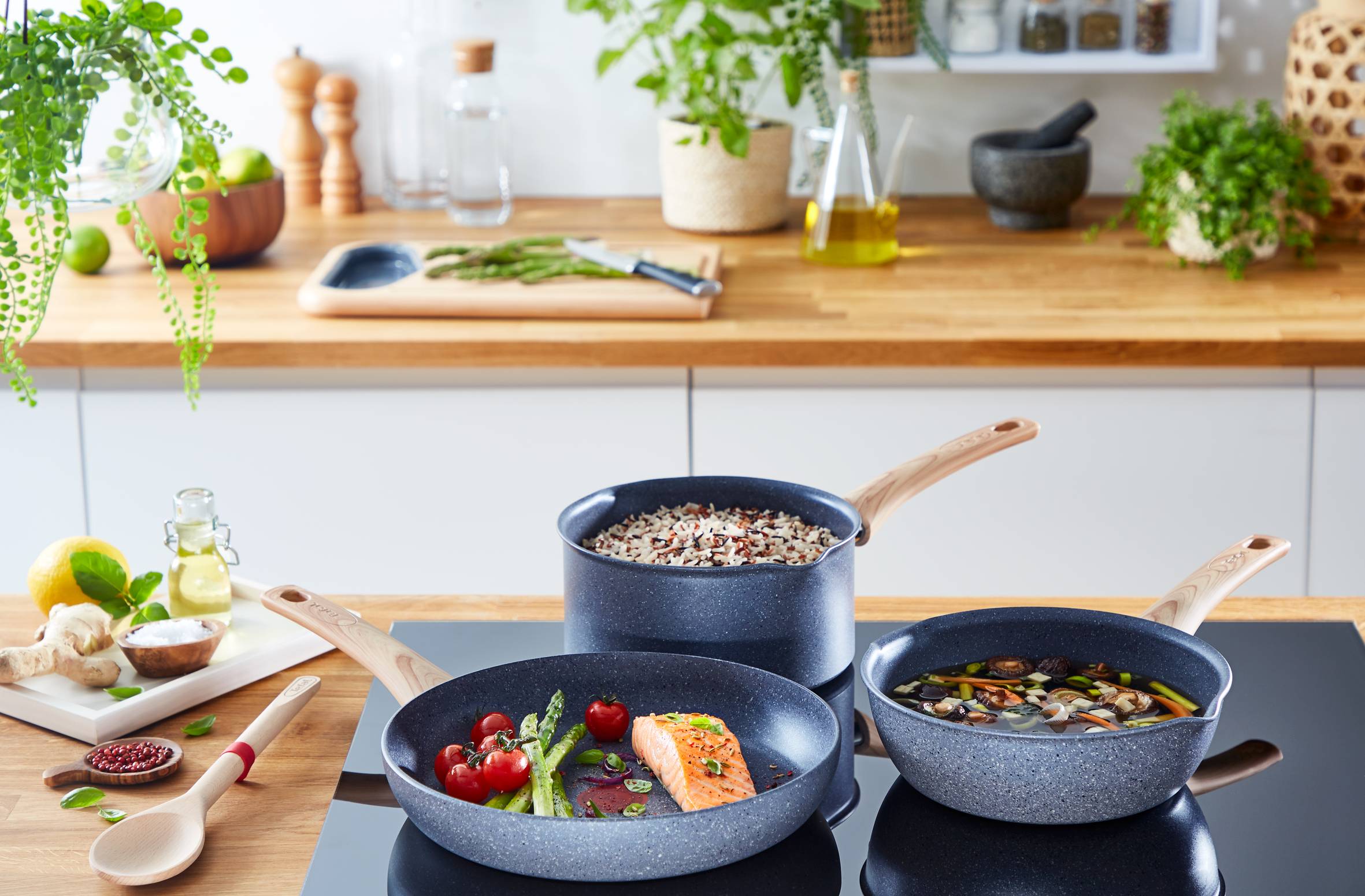 Sada pánví Tefal Natural Force G2669082 2 ks 20/28 CM