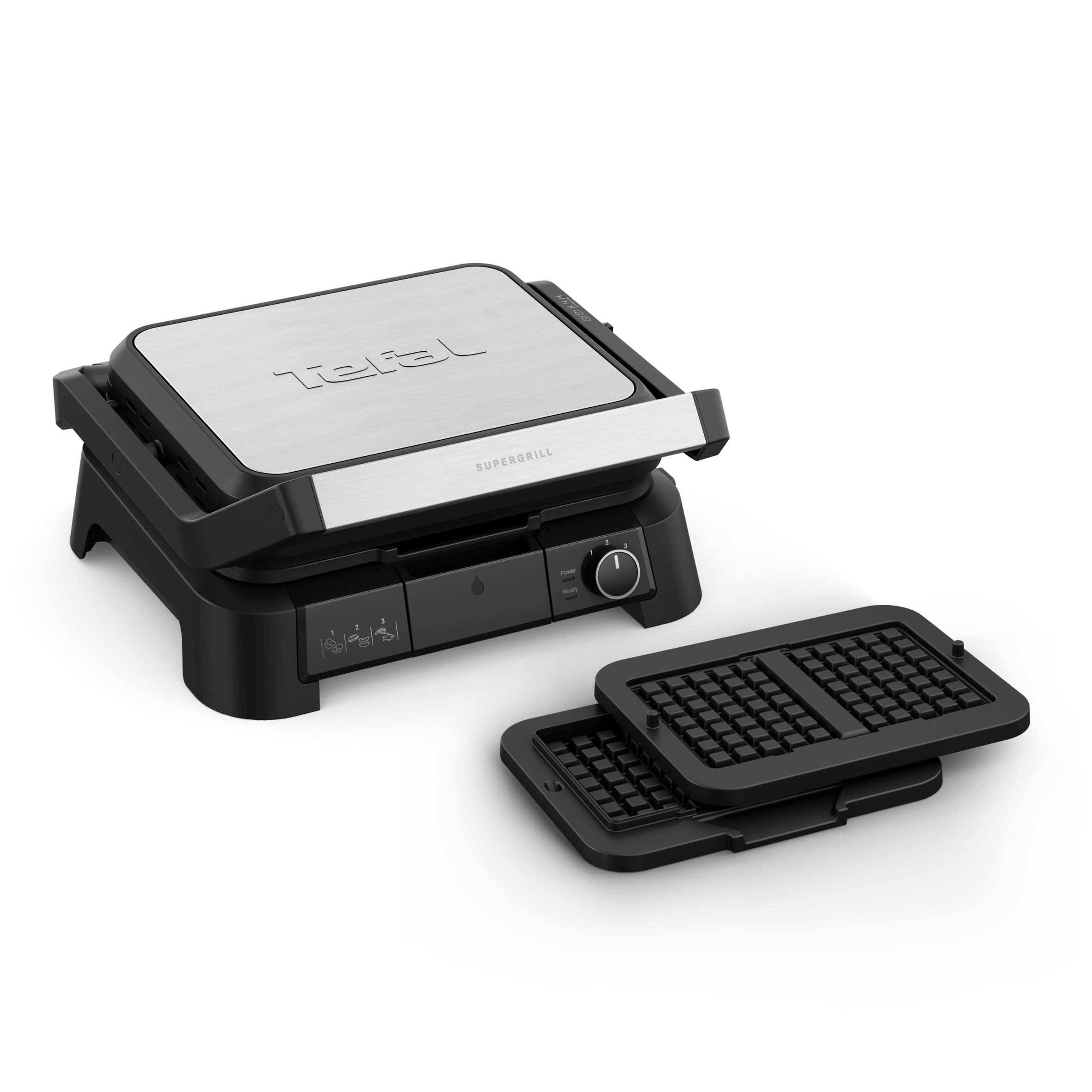 Elektrický grill Tefal SuperGrill 4v1 GC517DE0 Nerez