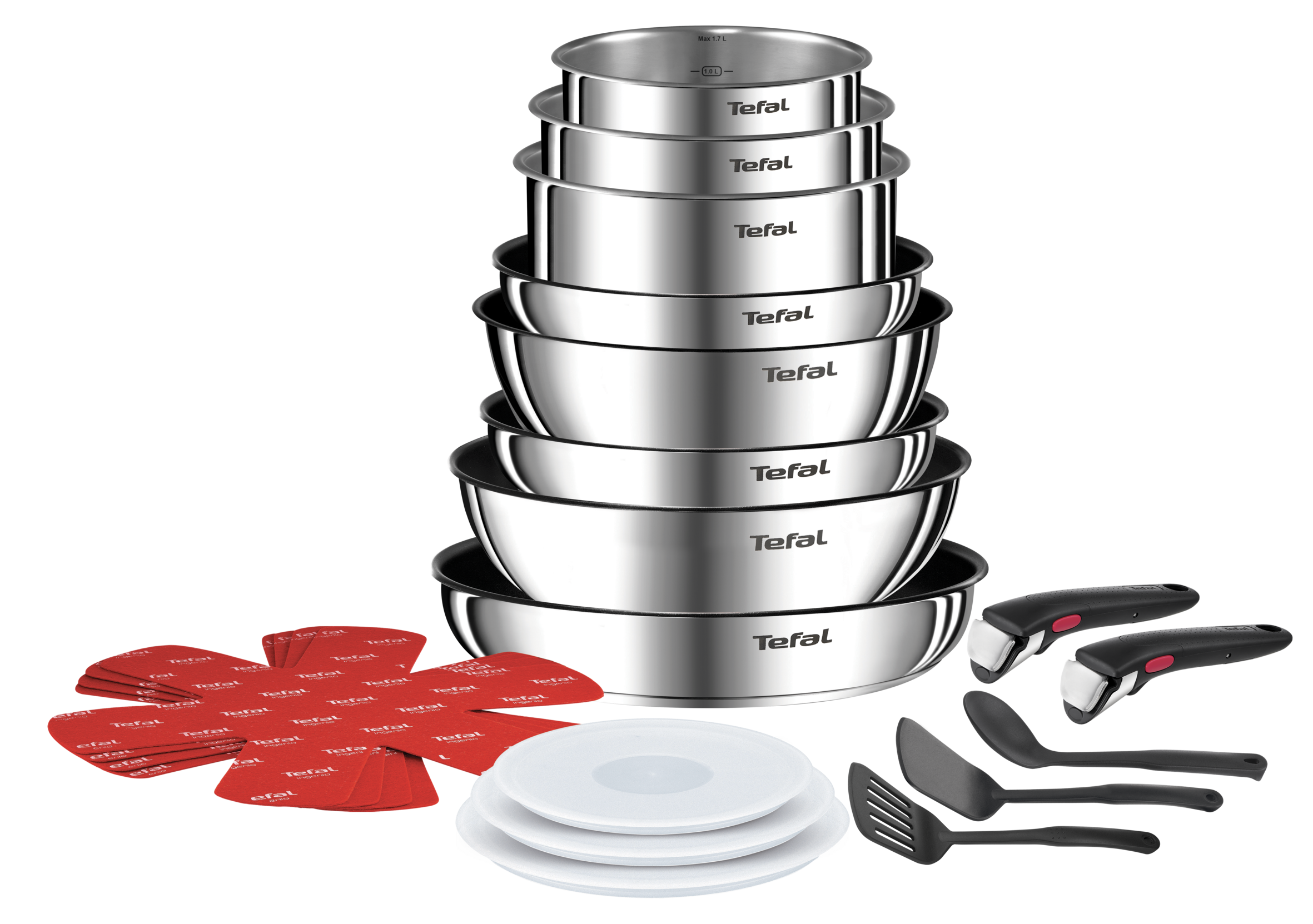 Sada nádobí Tefal Ingenio Emotion L897SK04 20 ks indukce