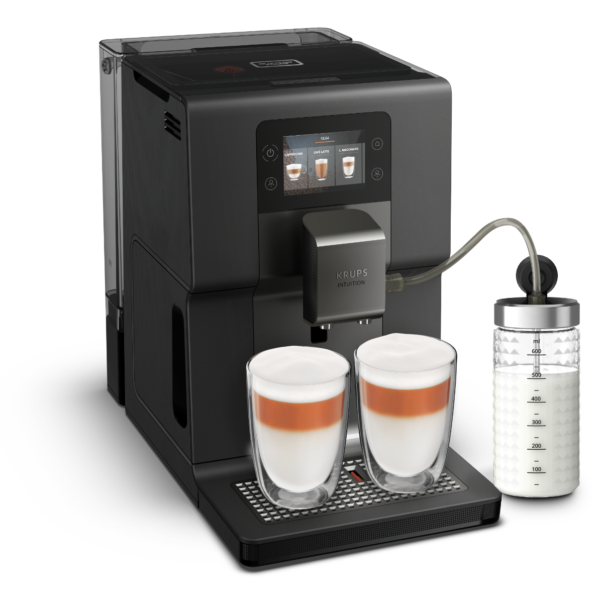 Automatický kávovar KRUPS Intuition Preference+ EA875U10 Šedý