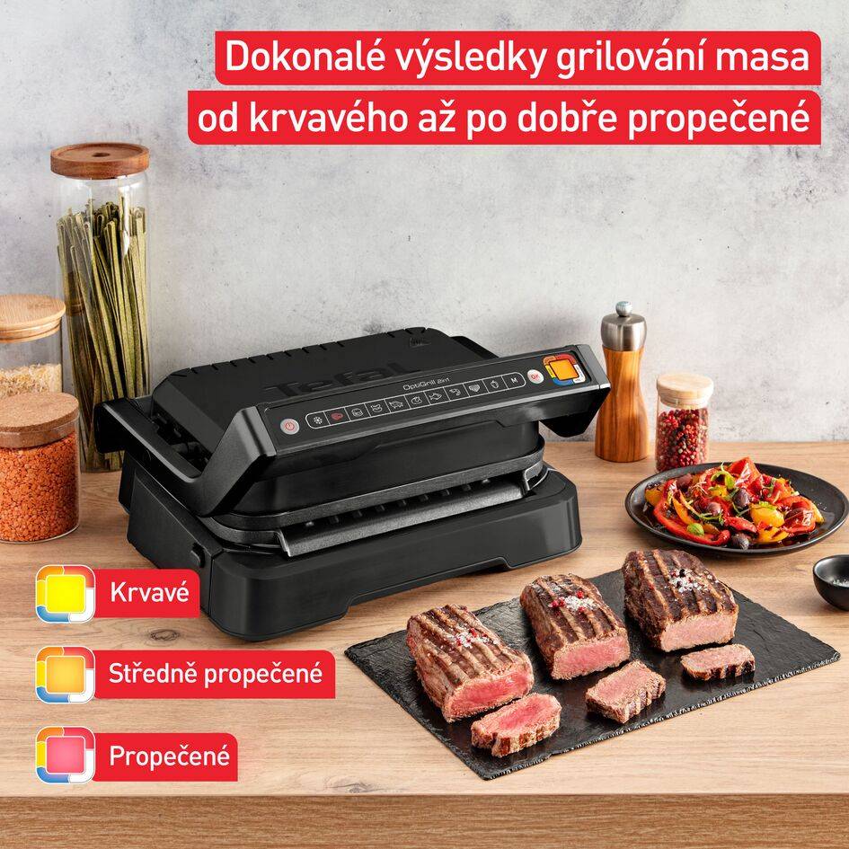 OptiGrill 2v1 Černý GC772830