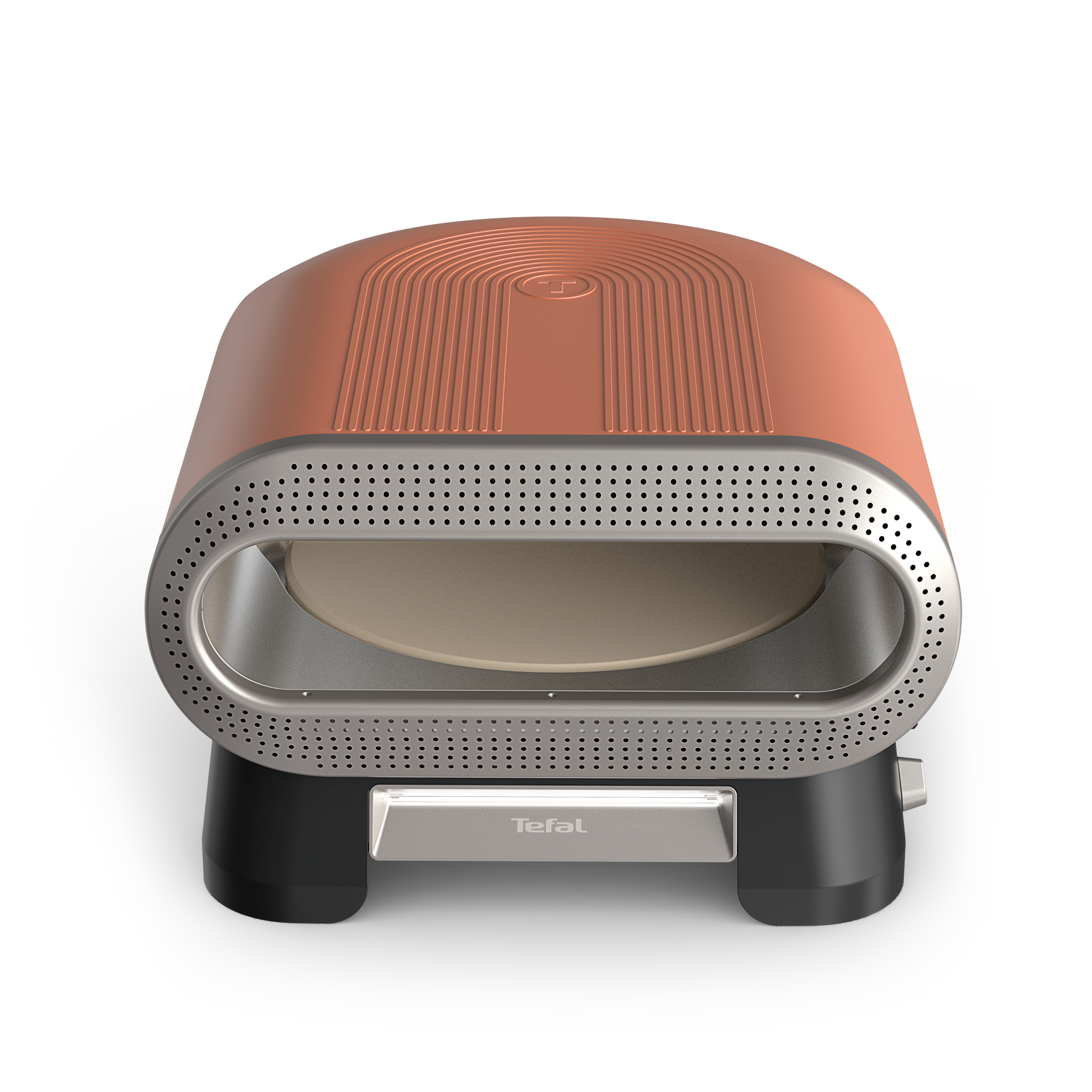 Elektrická venkovní trouba na pizzu Tefal Pizza Pronto JM600TE0 červenohnědá