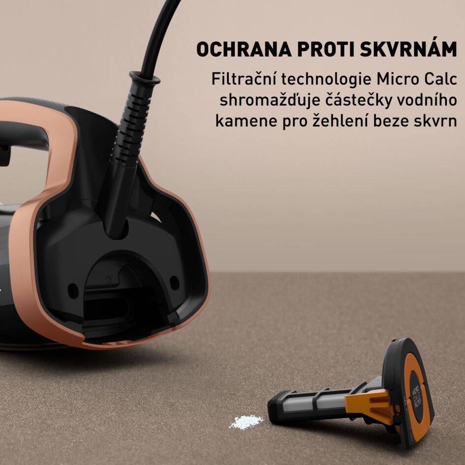 Napařovací žehlička na prádlo Tefal Ultimate Power Pro FV9E50E0 Růžově zlatá/Černá