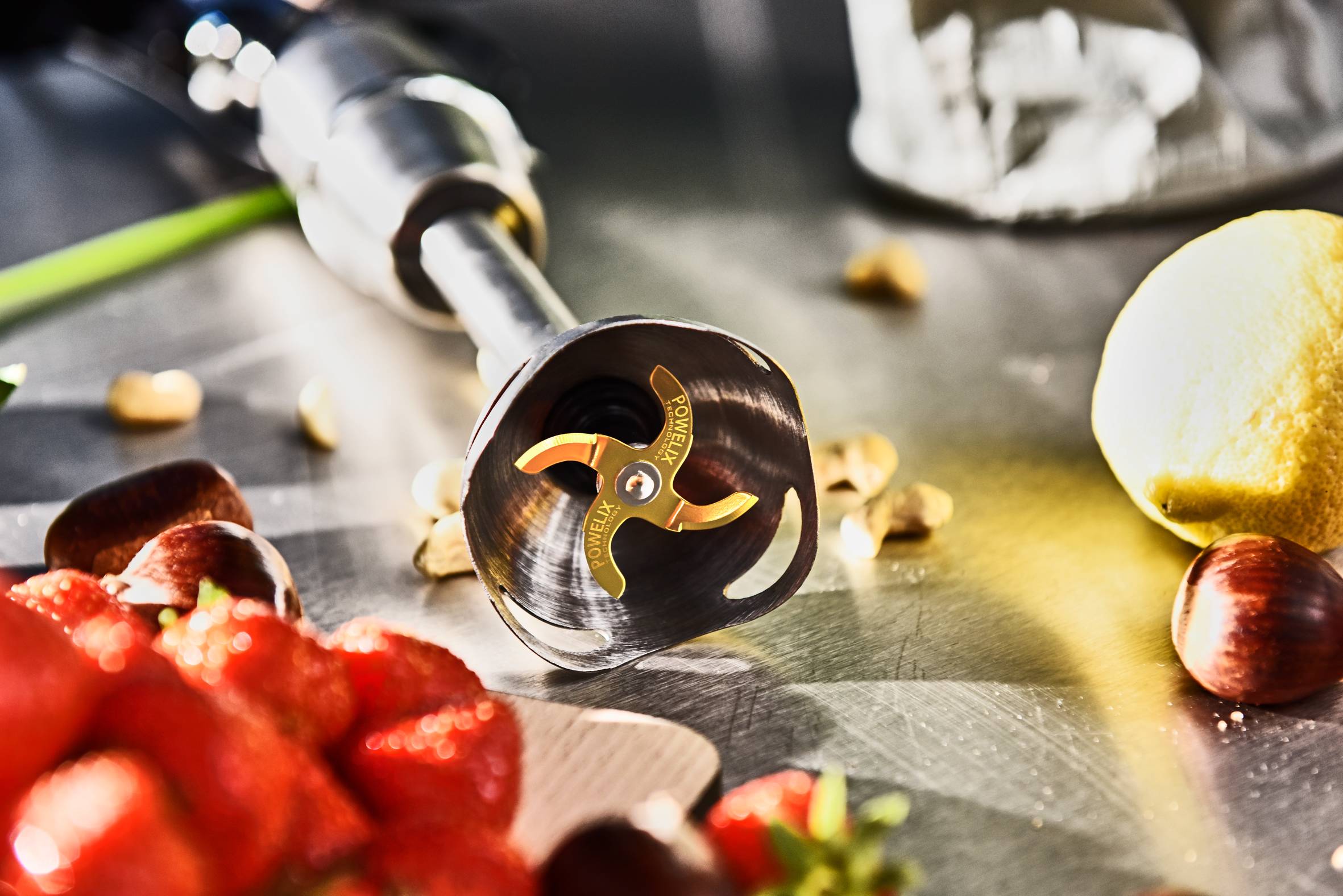 Tyčový mixér Tefal Infiny Force Pro 5v1 HB95LD38 Nerezový/Černý